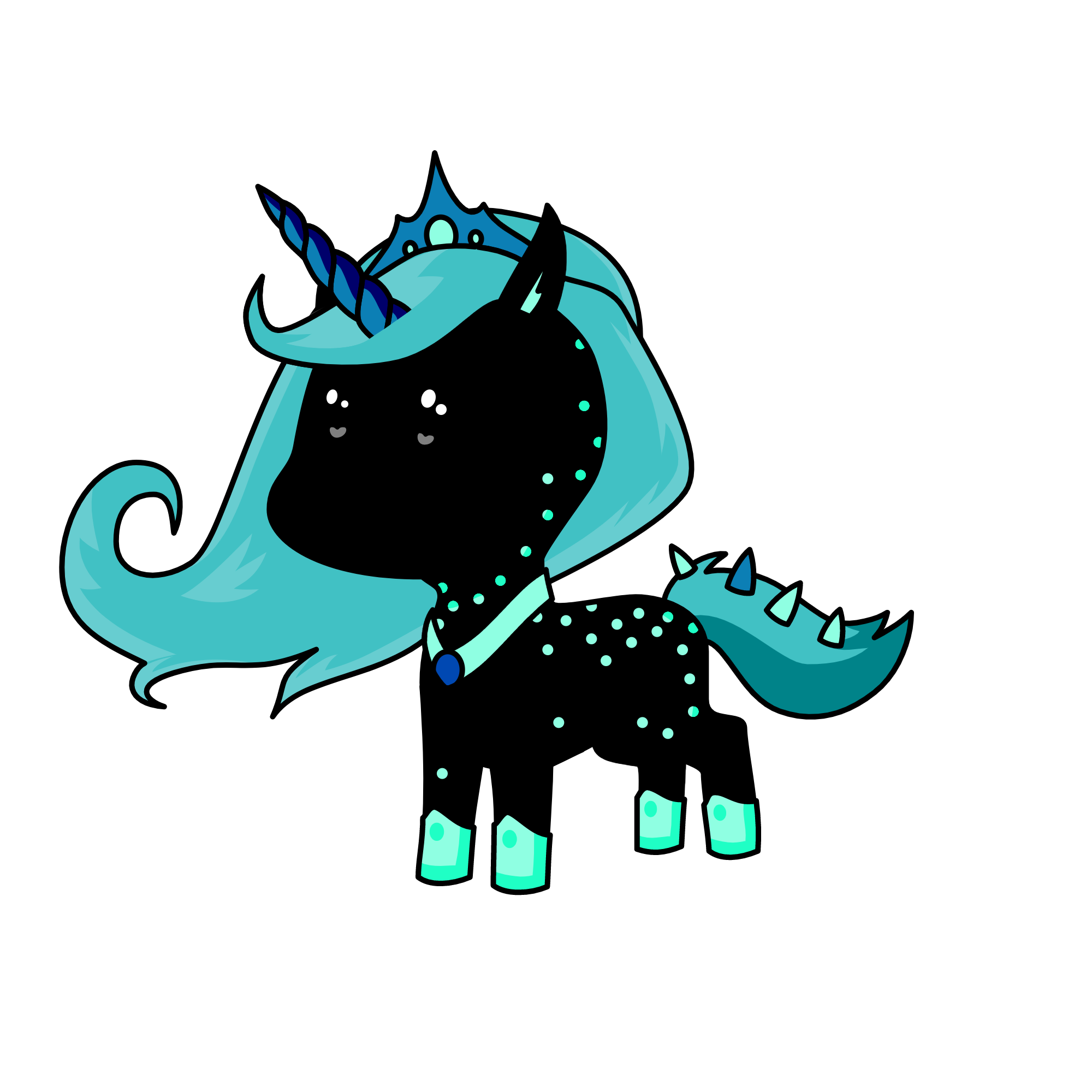 Winter, the unicorn