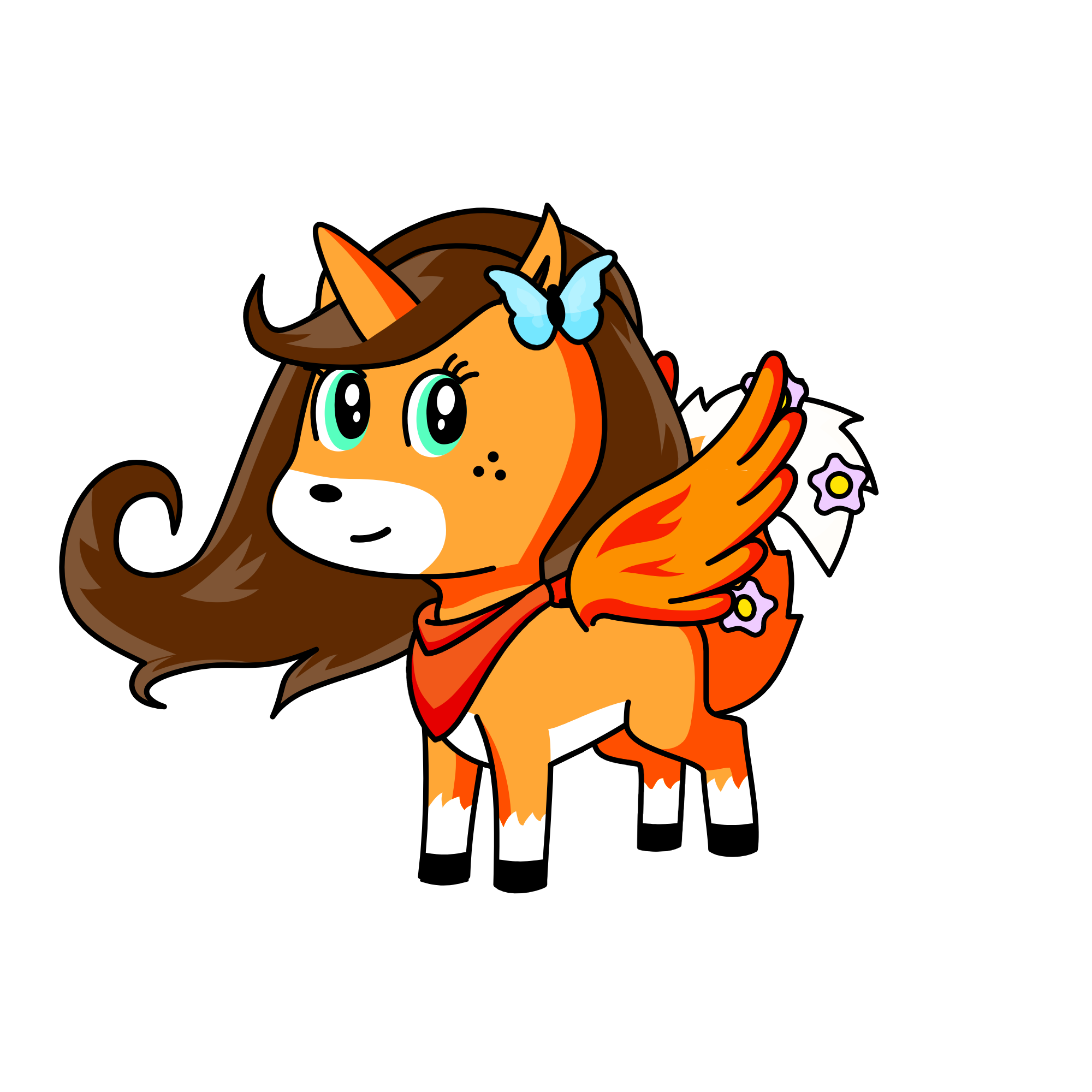 fox, the unicorn