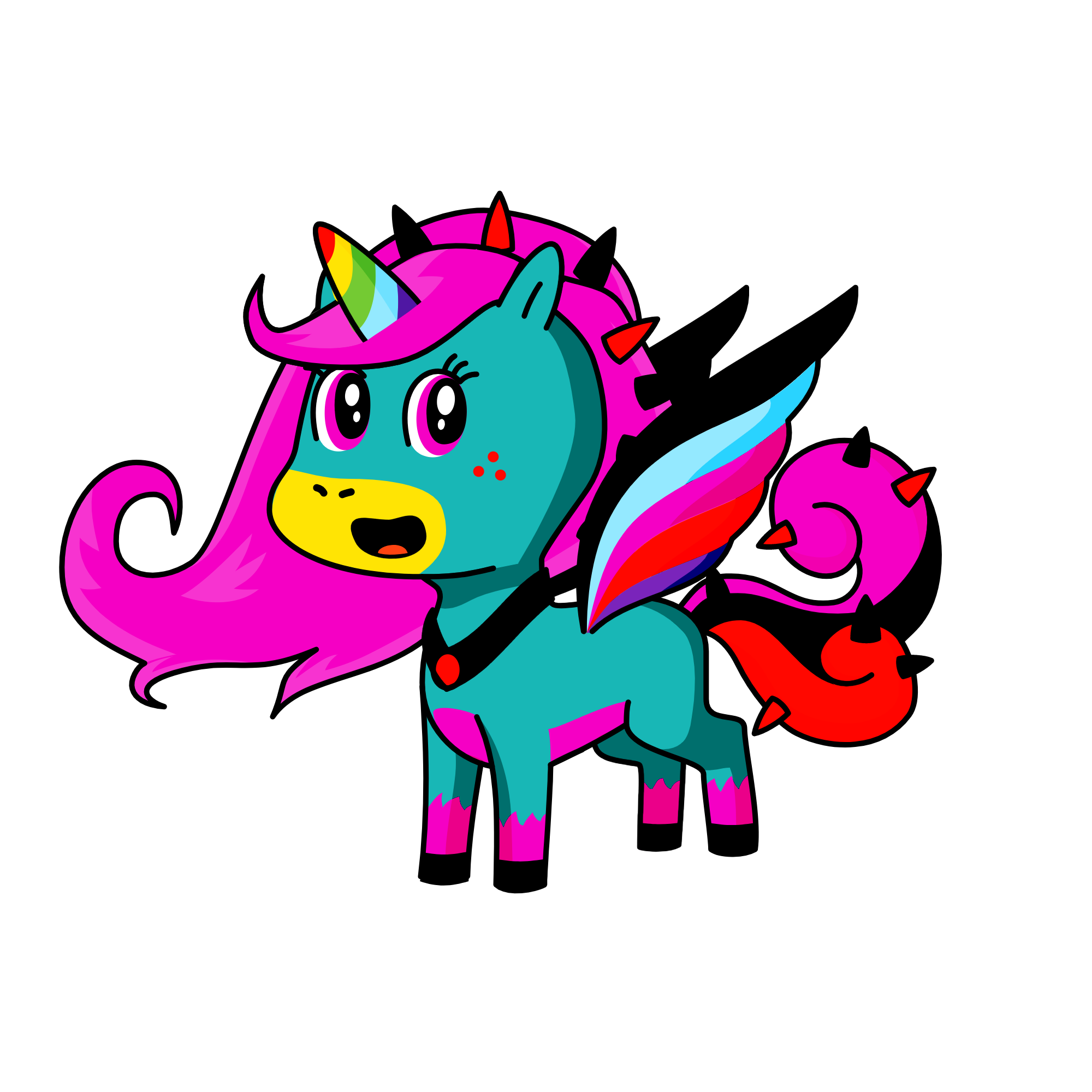 Devil-Lina, the unicorn