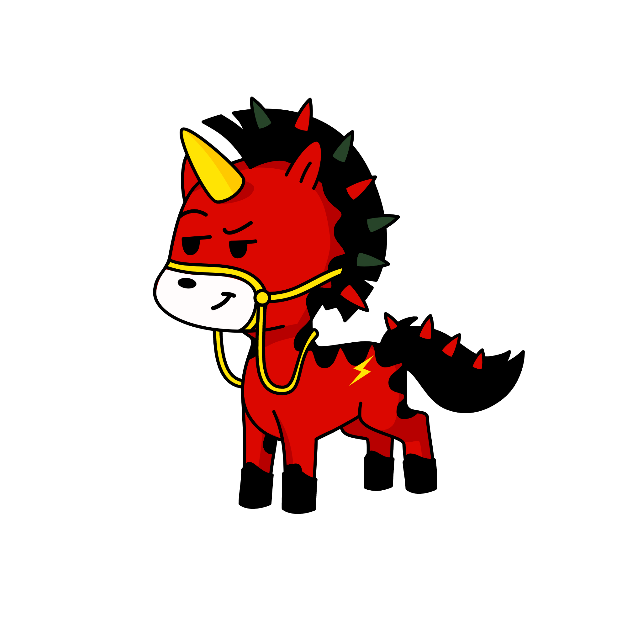 Flame, the unicorn