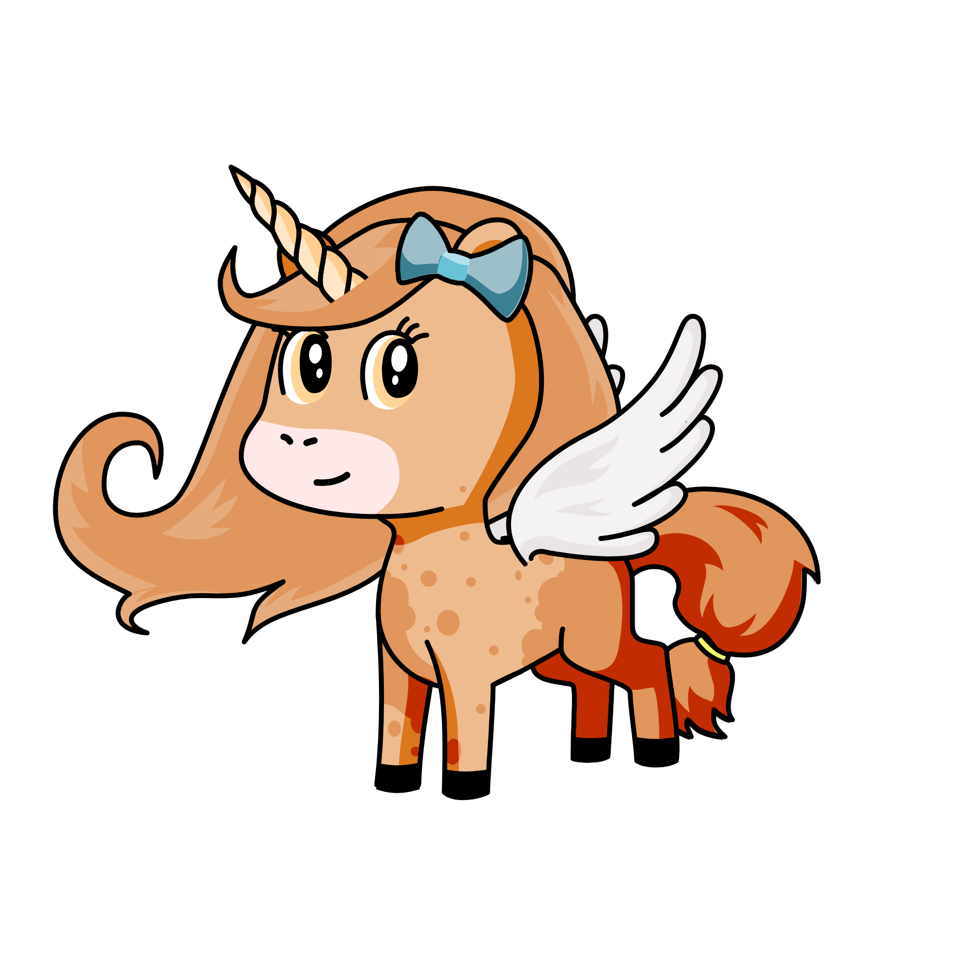 Copper, the unicorn