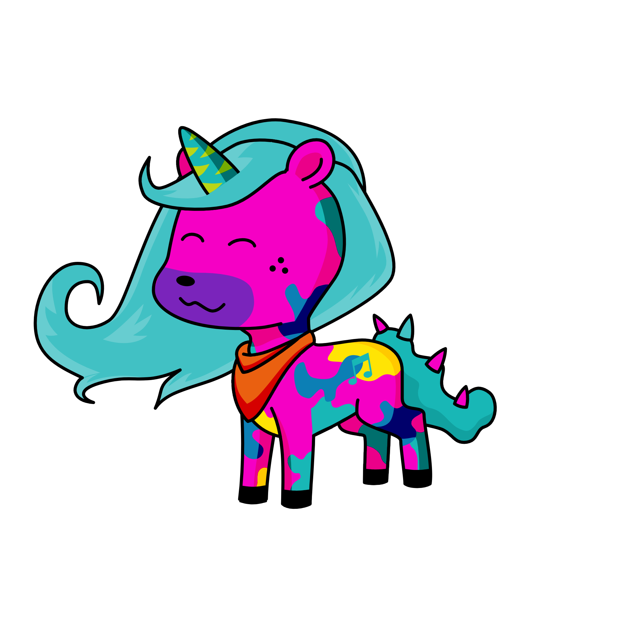 Song queen, the unicorn