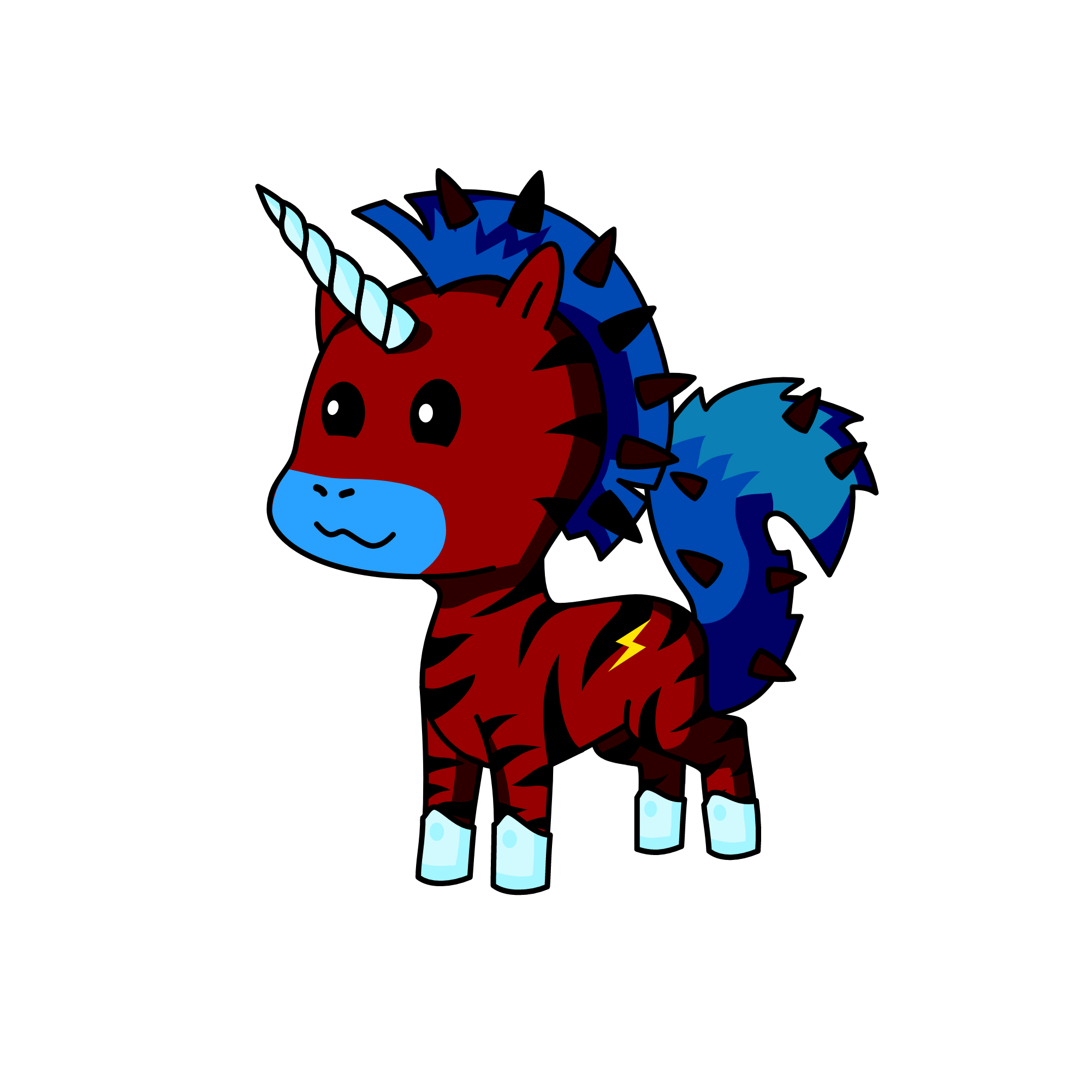 Dash, the unicorn