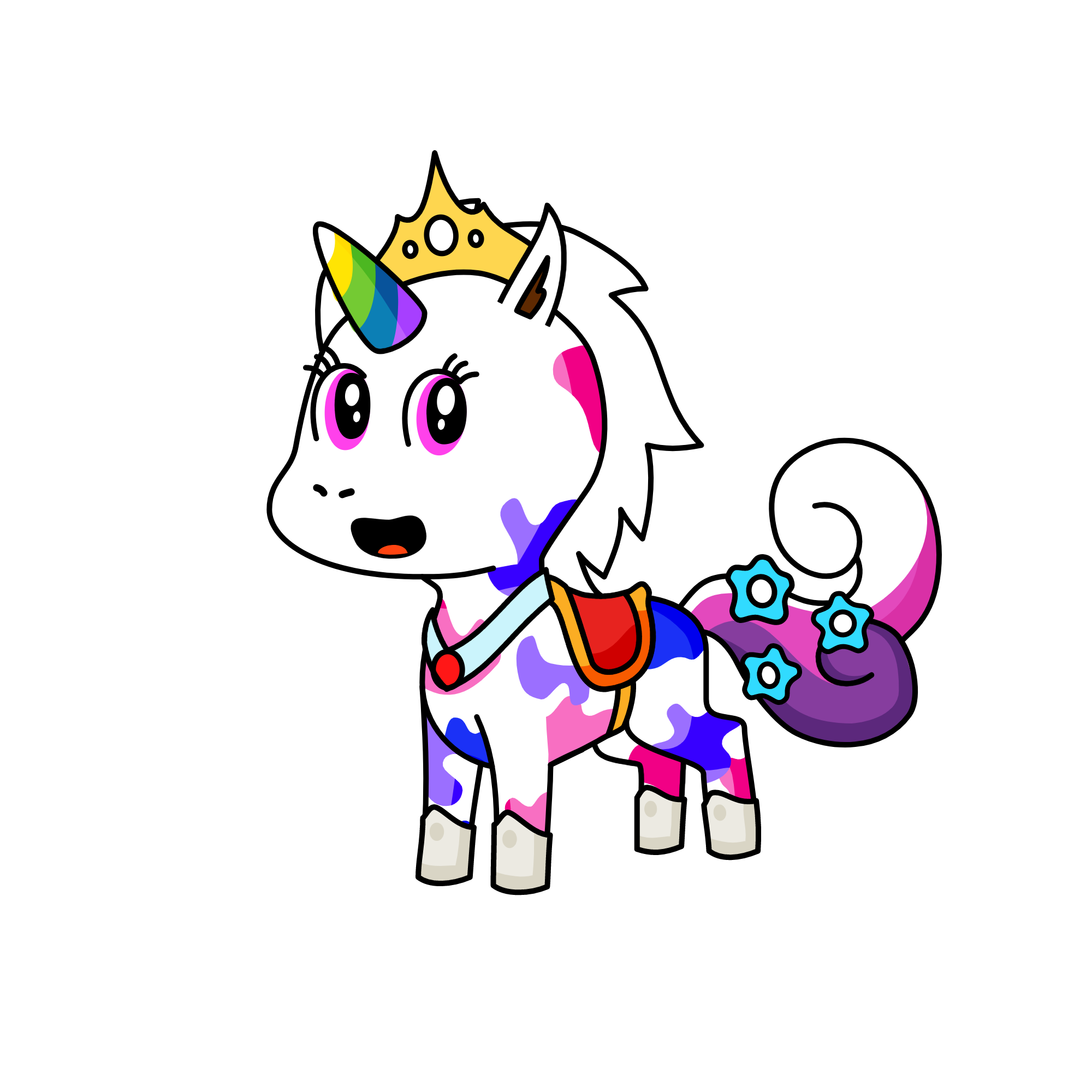 rainbow, the unicorn