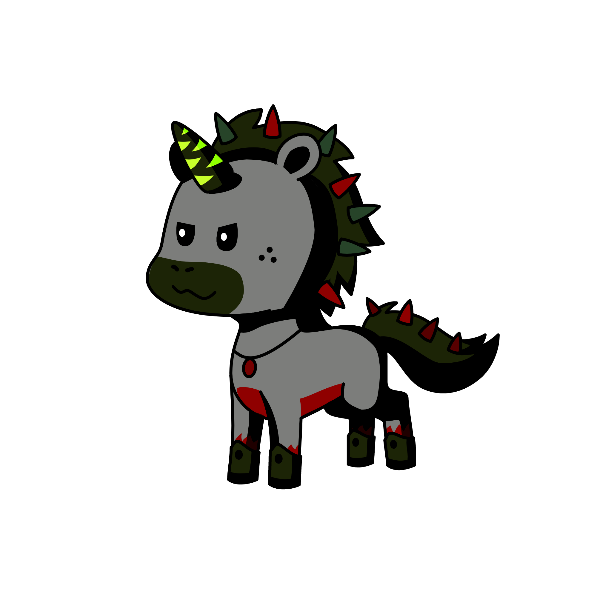 demon, the unicorn
