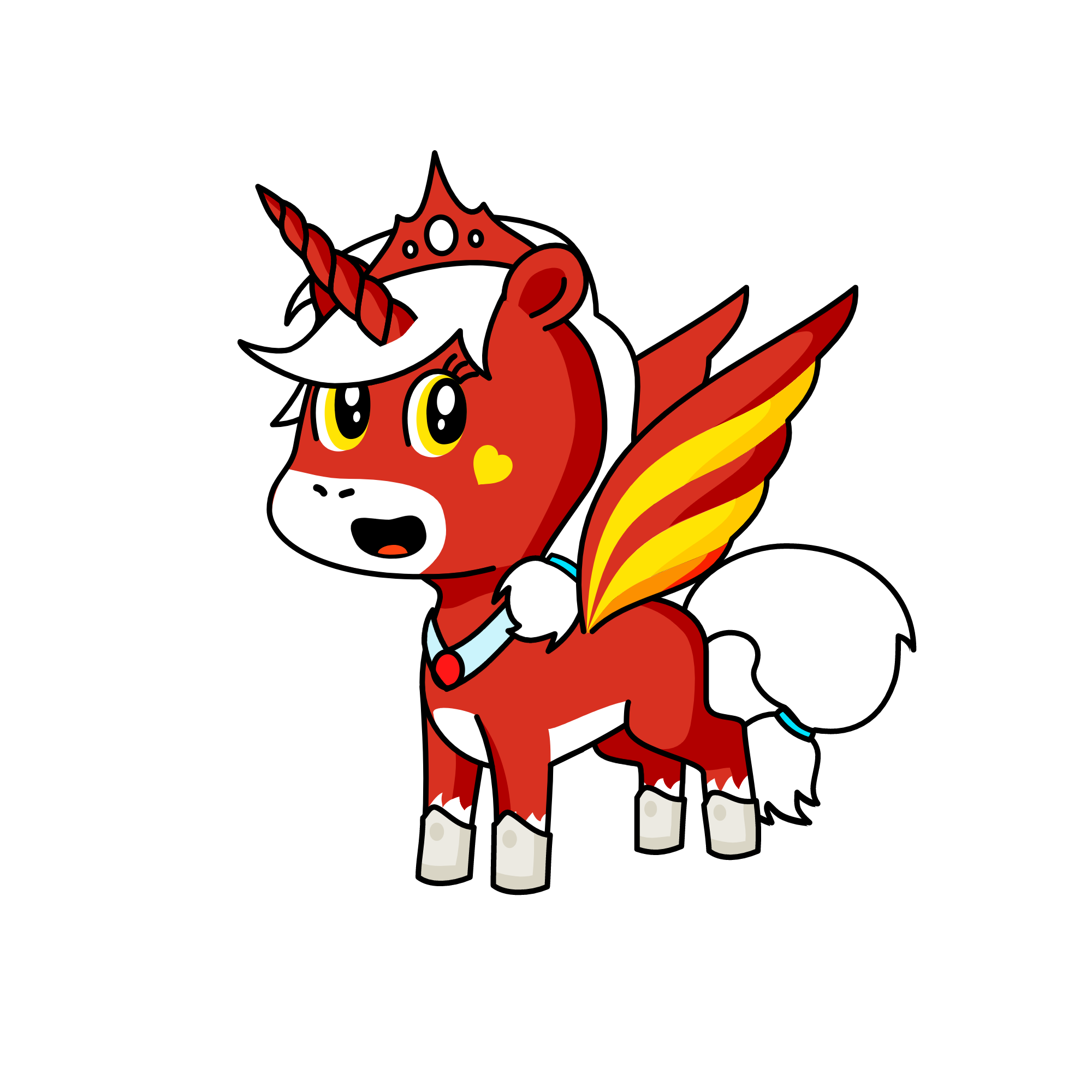 QUEEN OF CHRISTMAS!!!, the unicorn