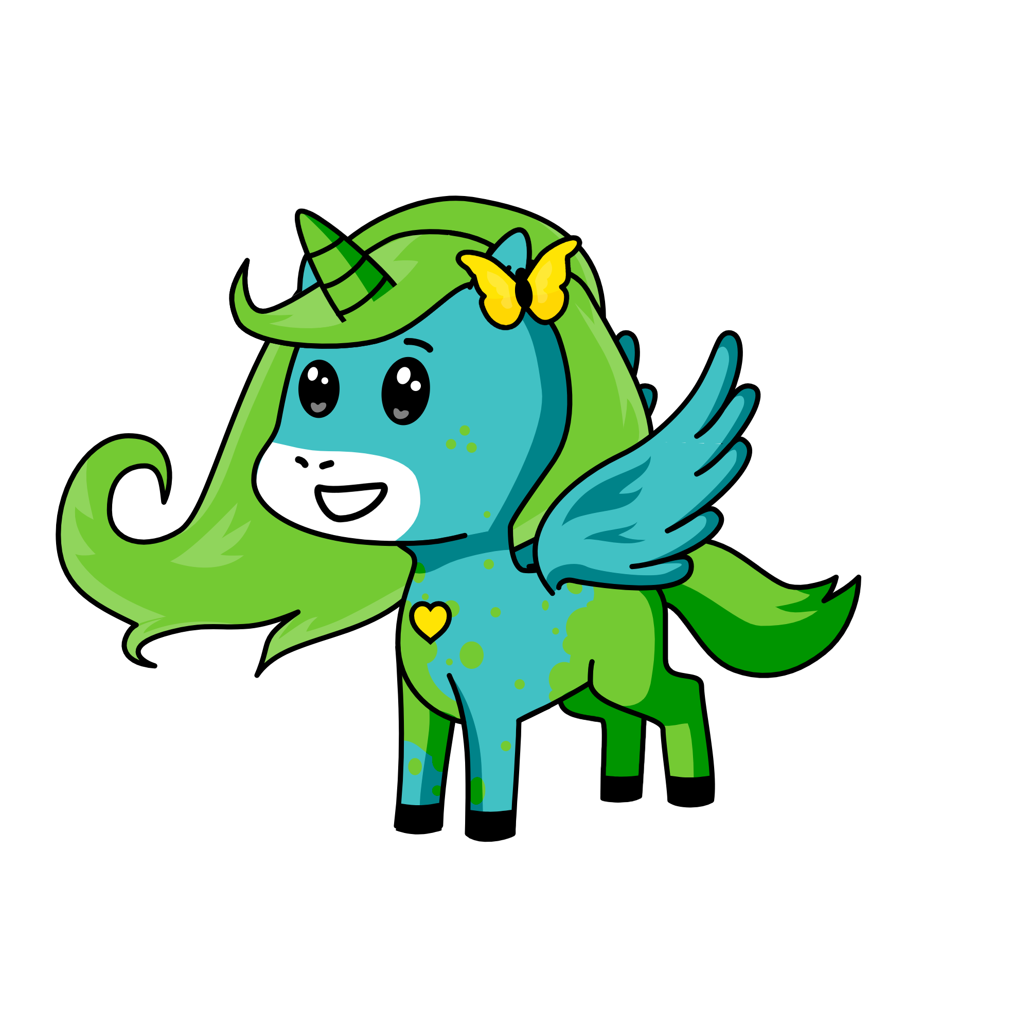 Vine the Nature Queen, the unicorn