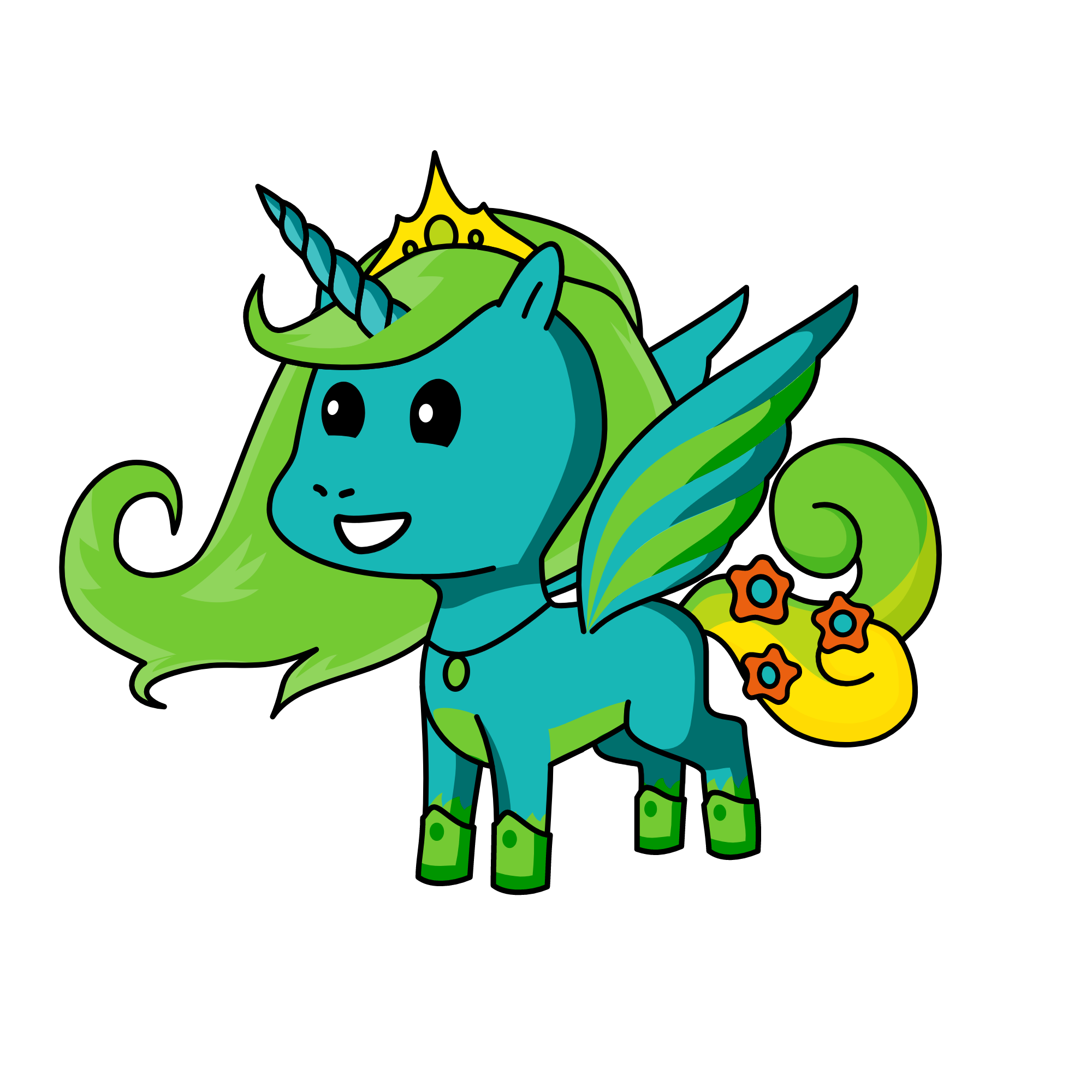 Queen Lifeworth, the unicorn