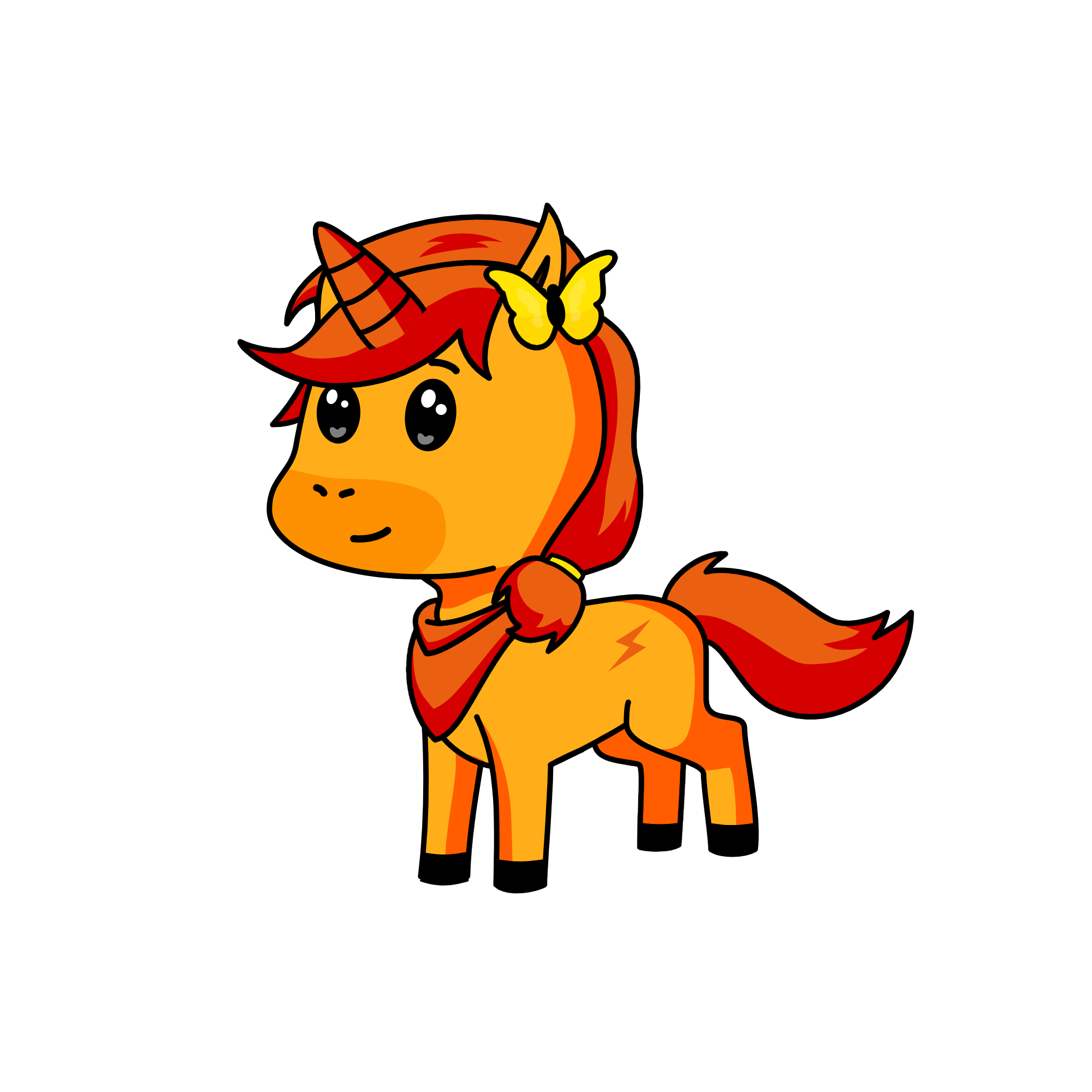 Foxy, the unicorn