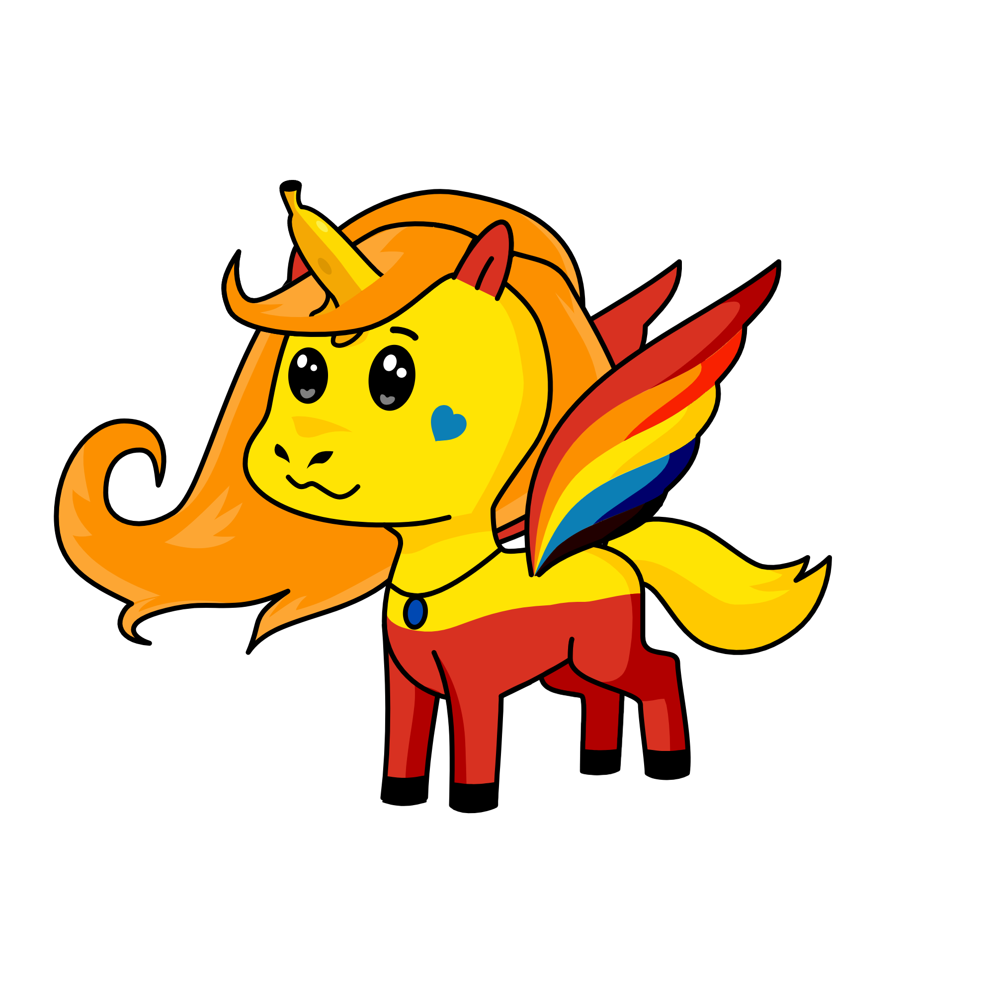 Fruity, the unicorn
