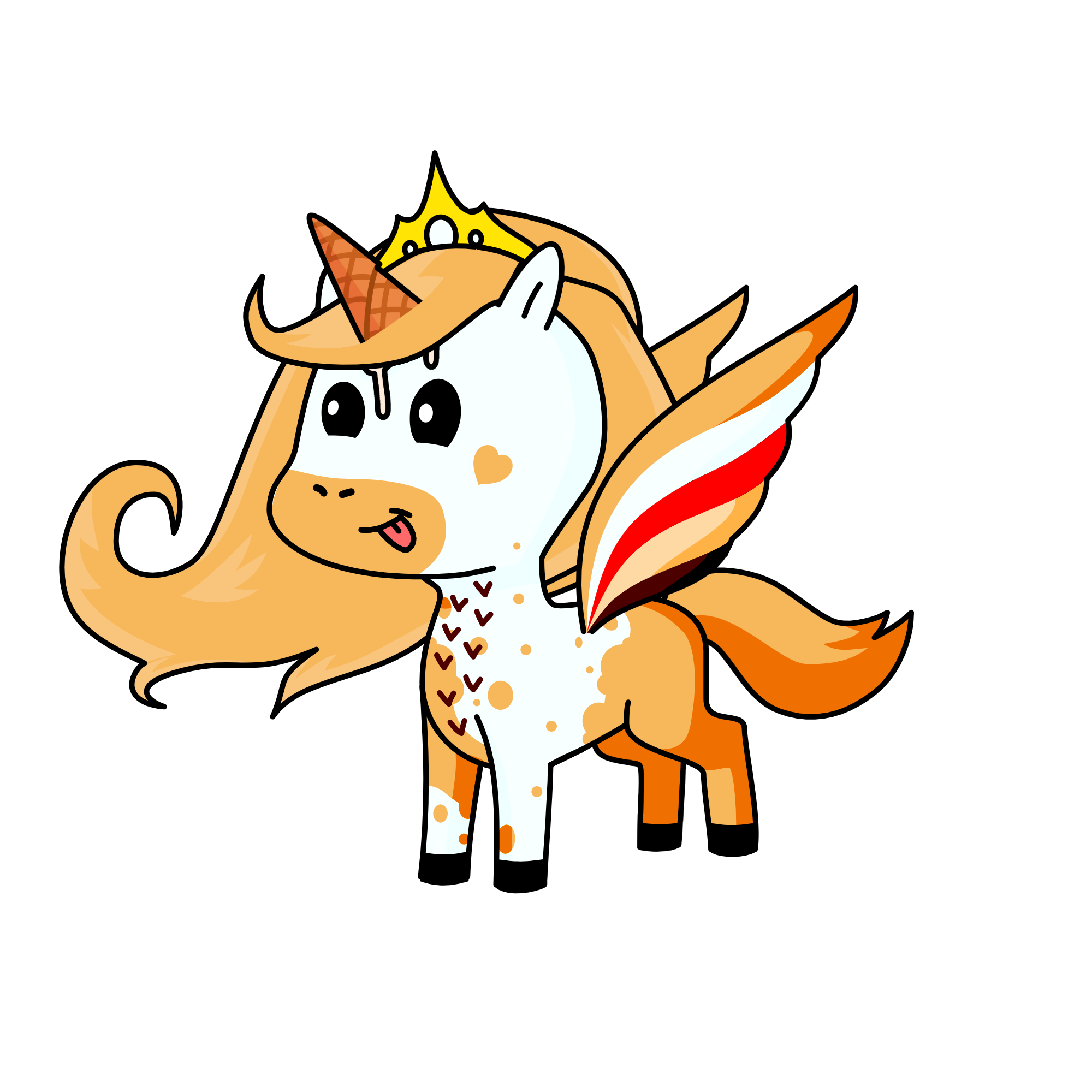 Drizzle the Ice Cream Princess, the unicorn