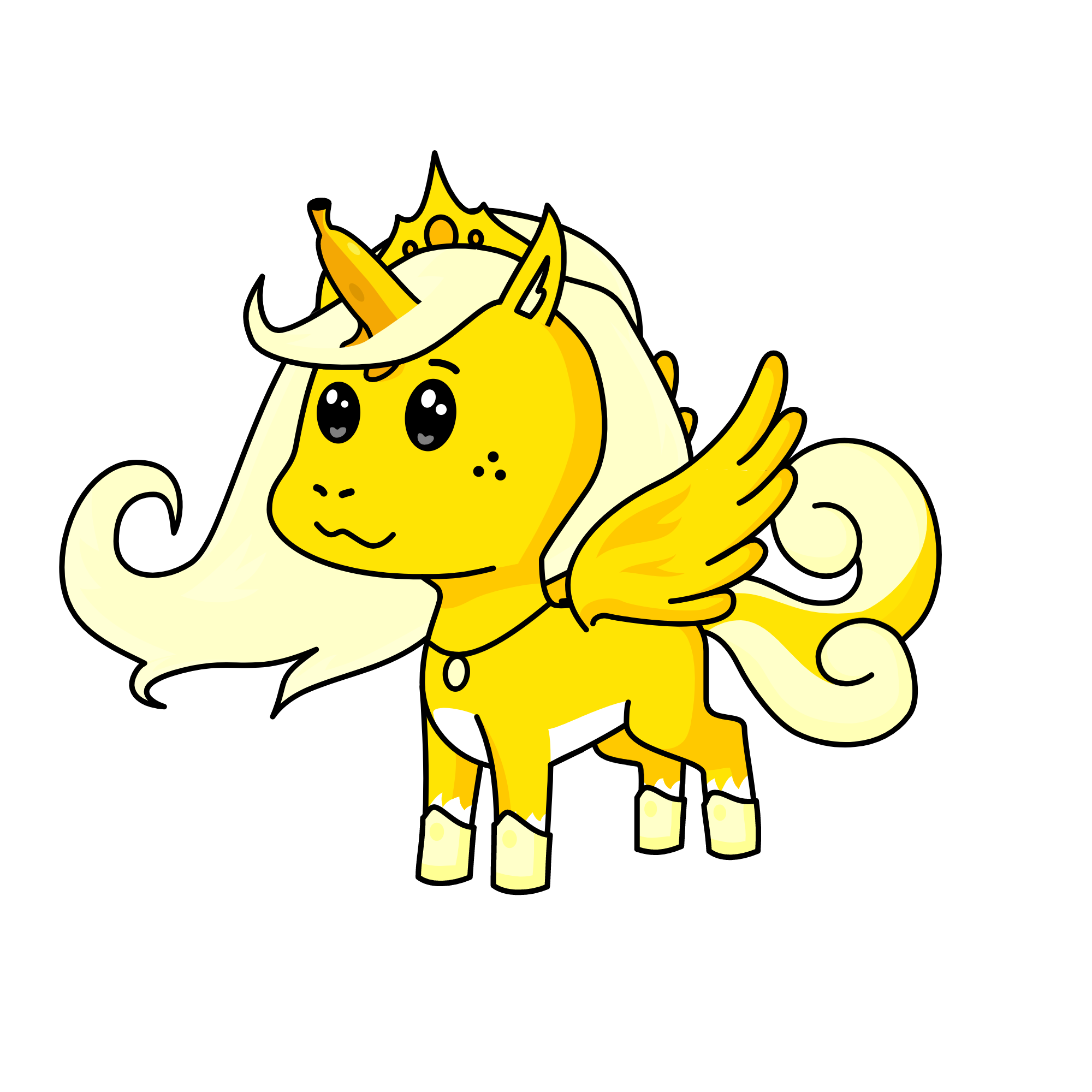 Banana, the unicorn