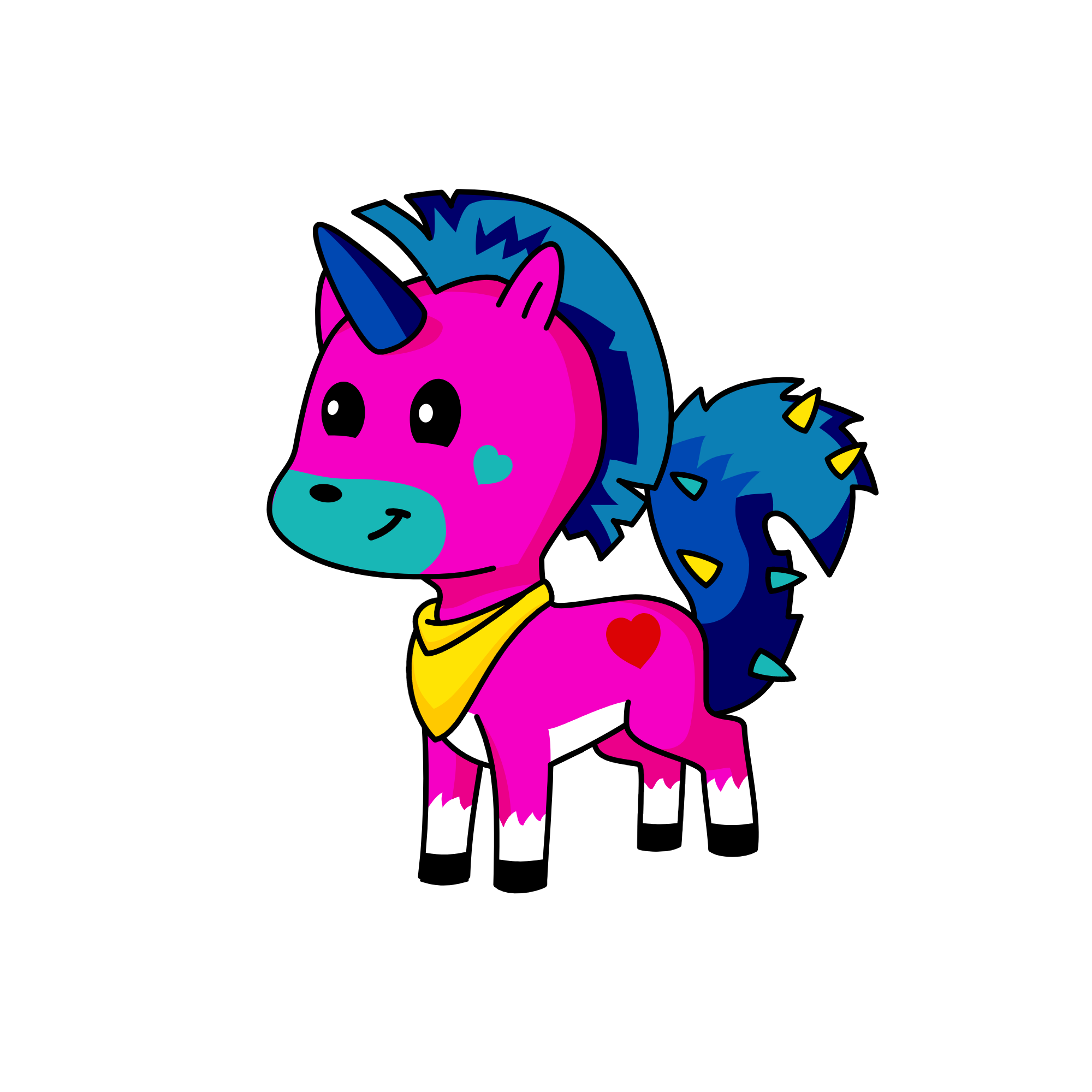 Artik fox , the unicorn