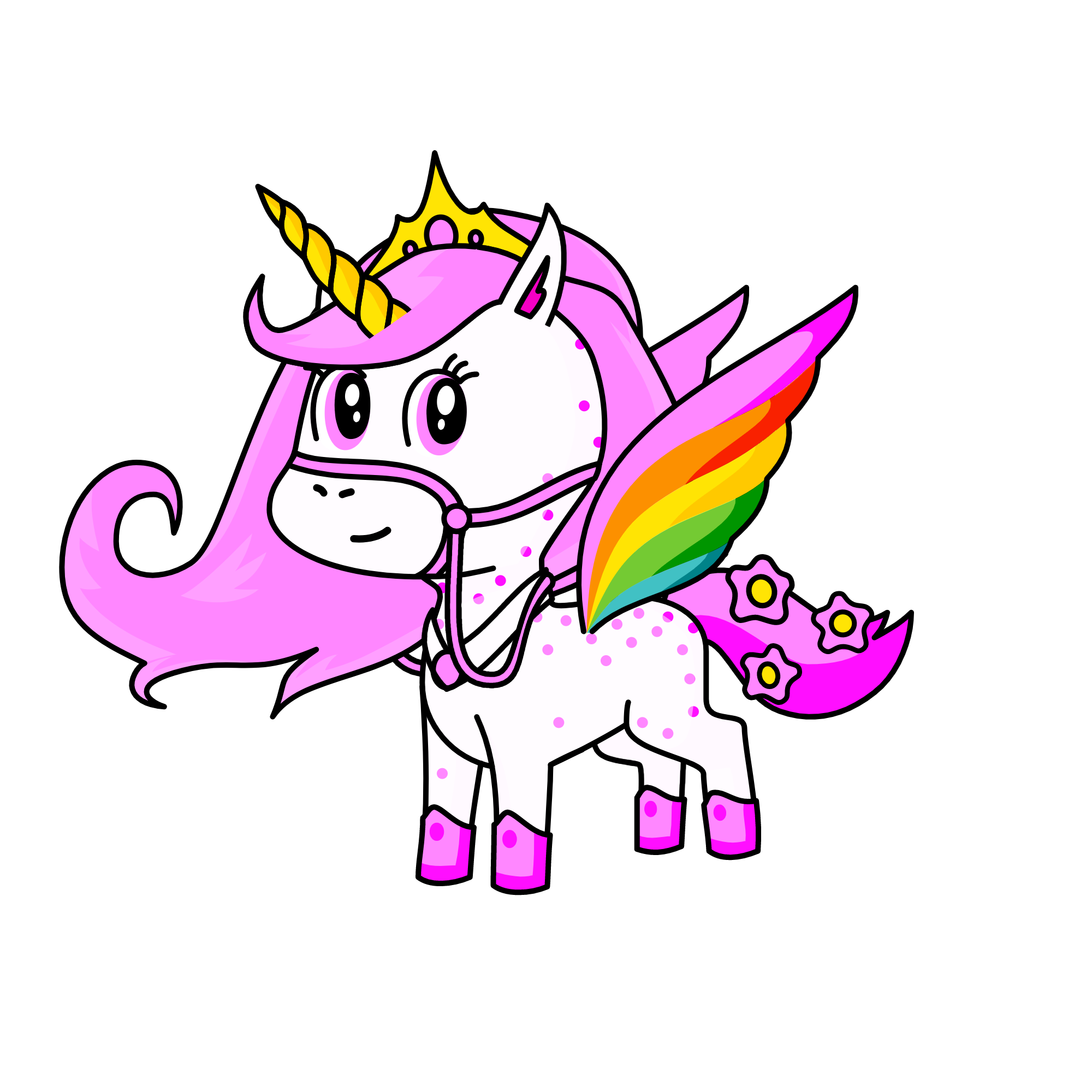 kelly the confetti unicorn, the unicorn