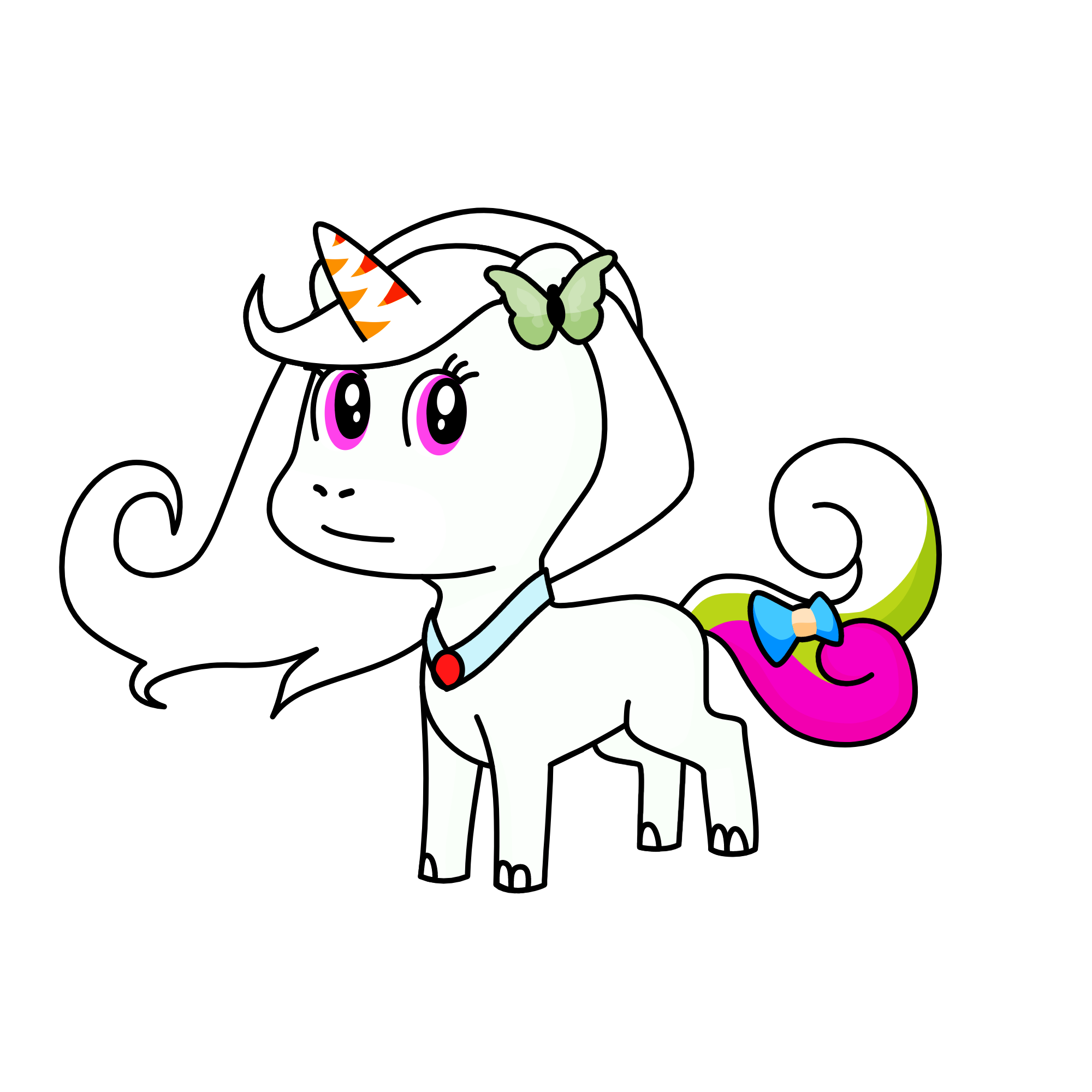Mnose, the unicorn