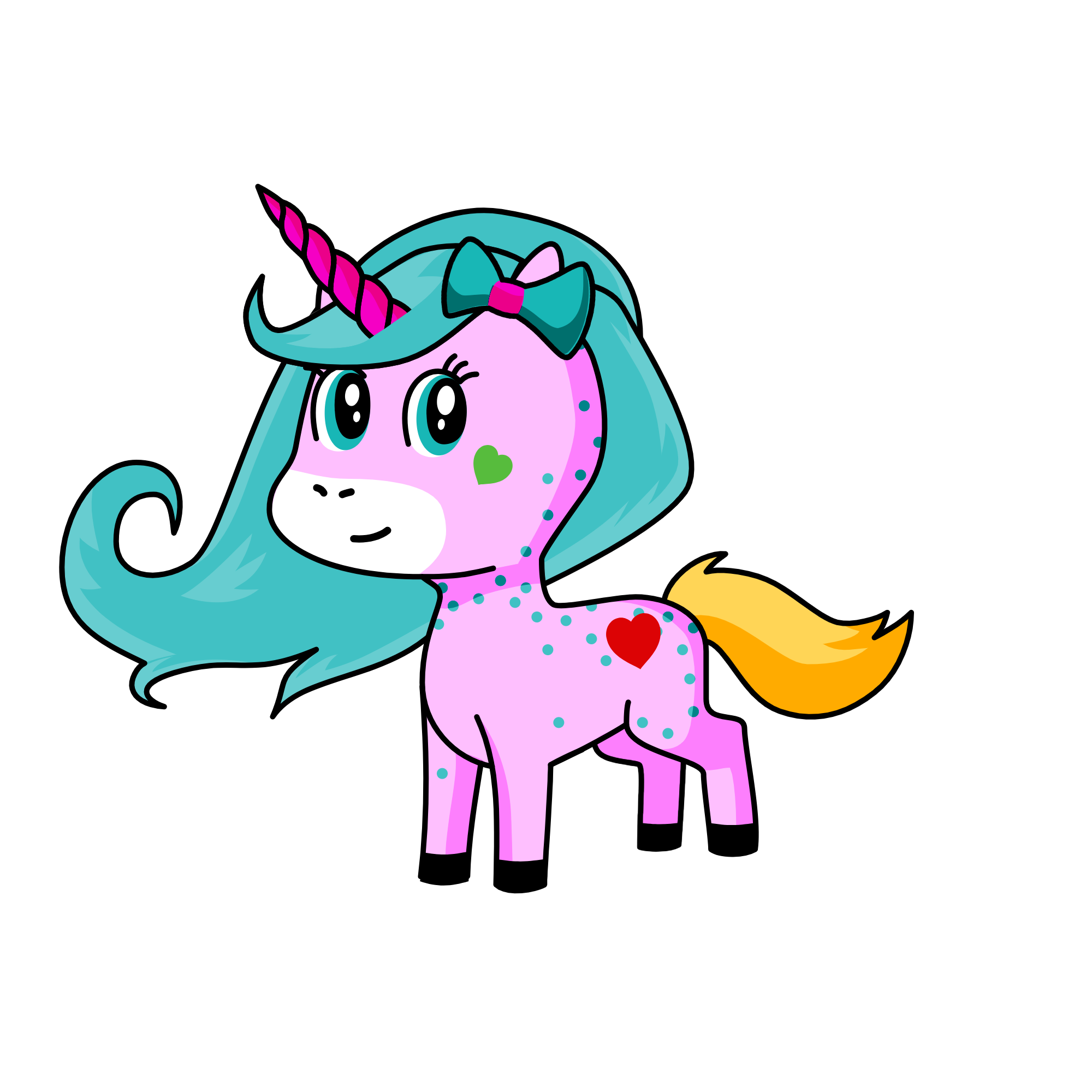 Snow, the unicorn