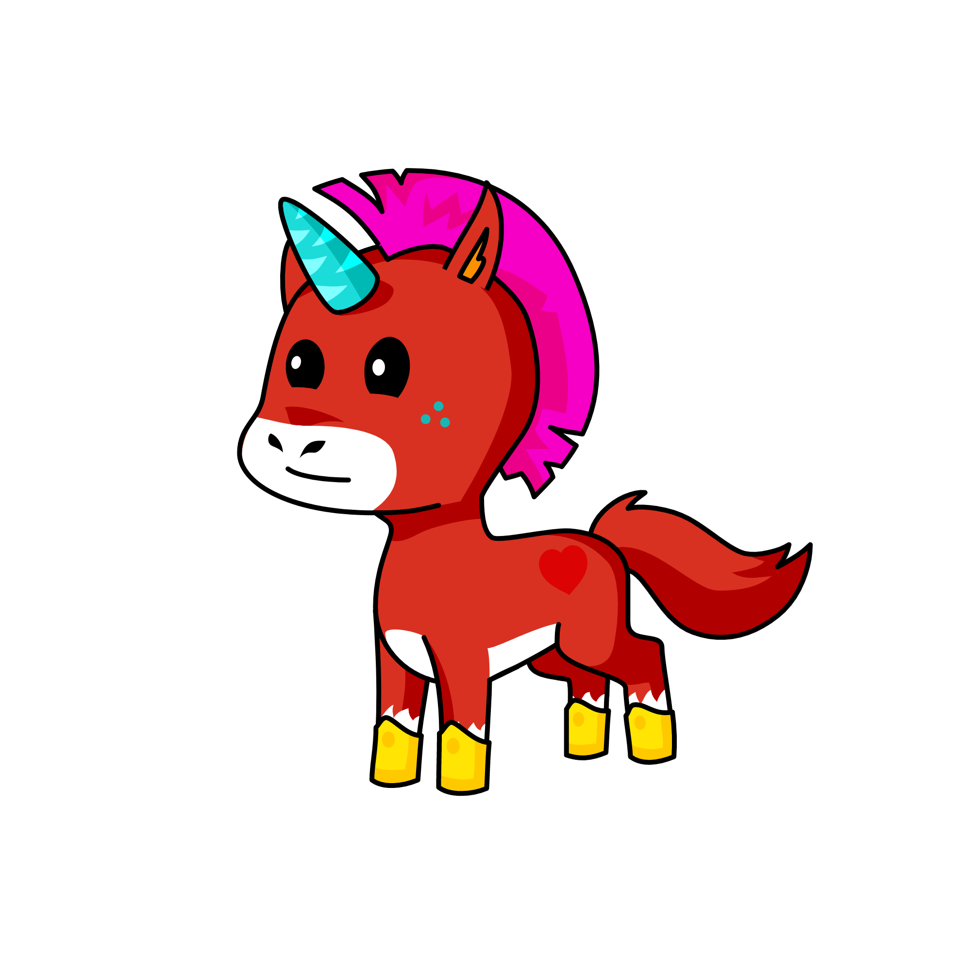 Dark power, the unicorn