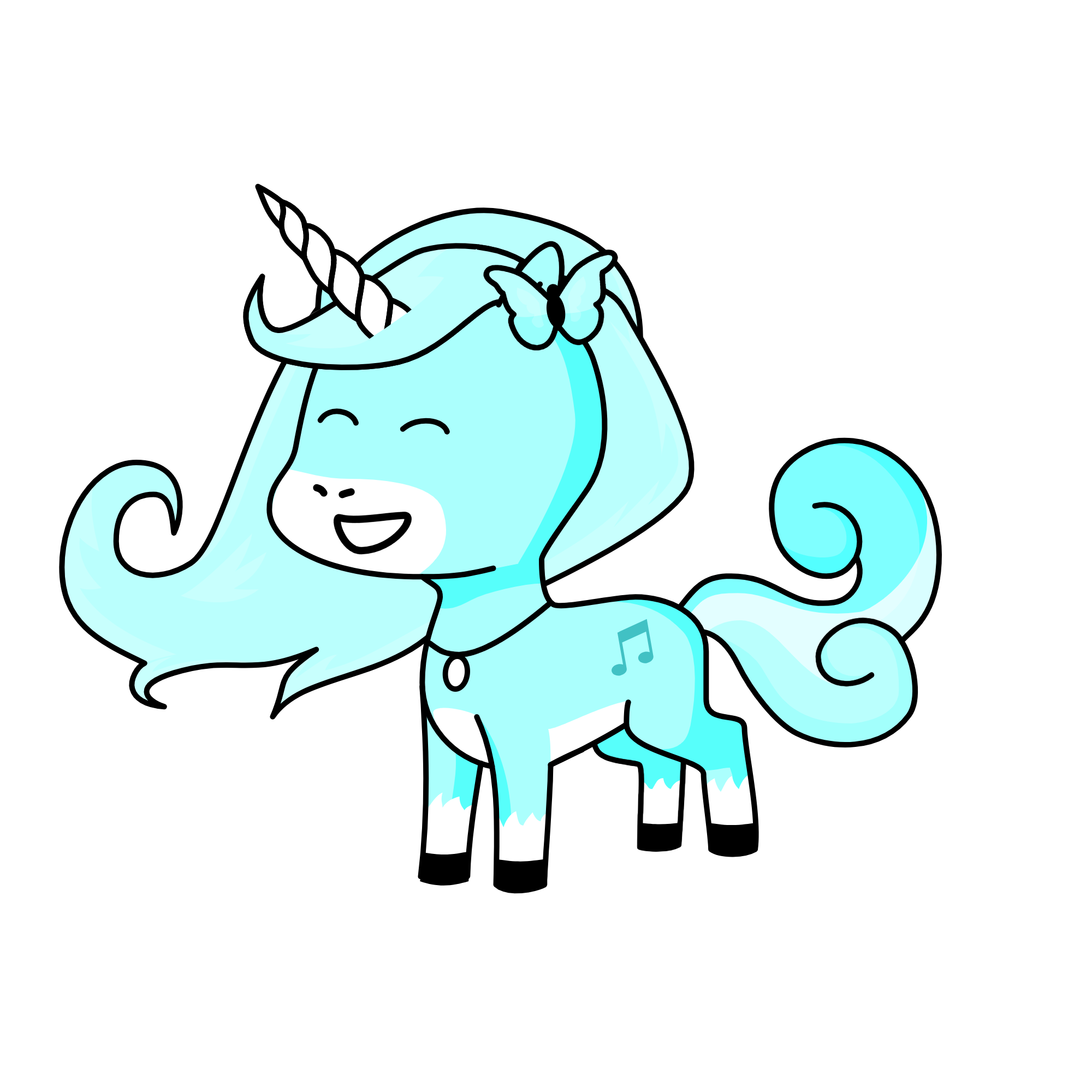 Sky, the unicorn