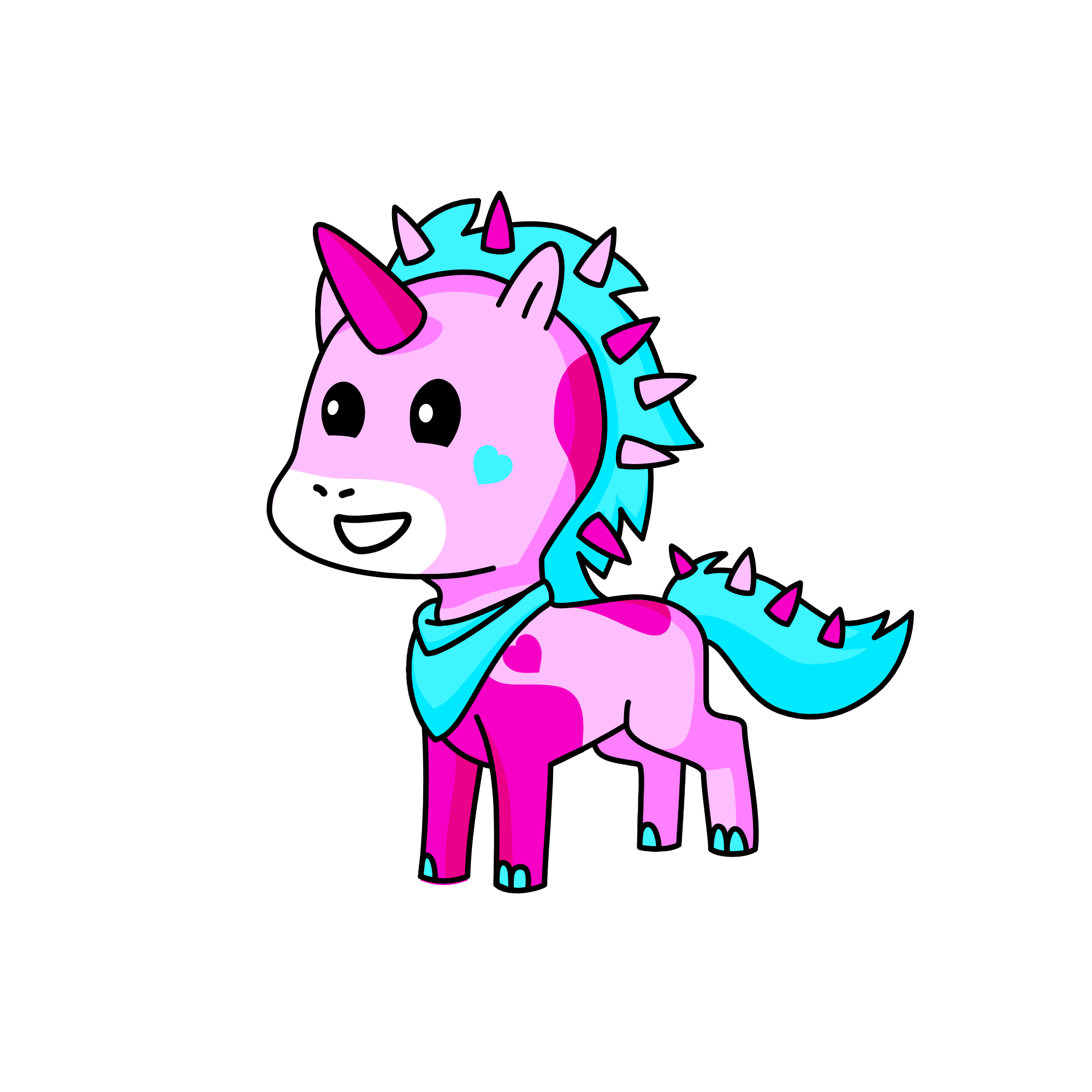 Daisy the birthday dragon, the unicorn