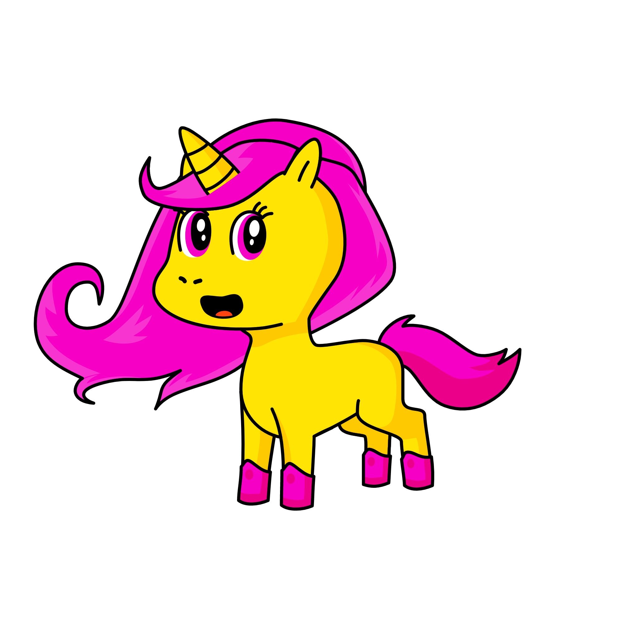 yes queen yes queen, the unicorn