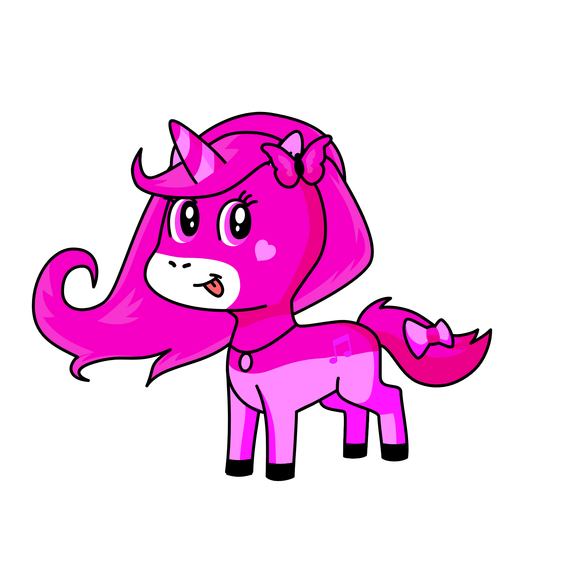 pink shine, the unicorn
