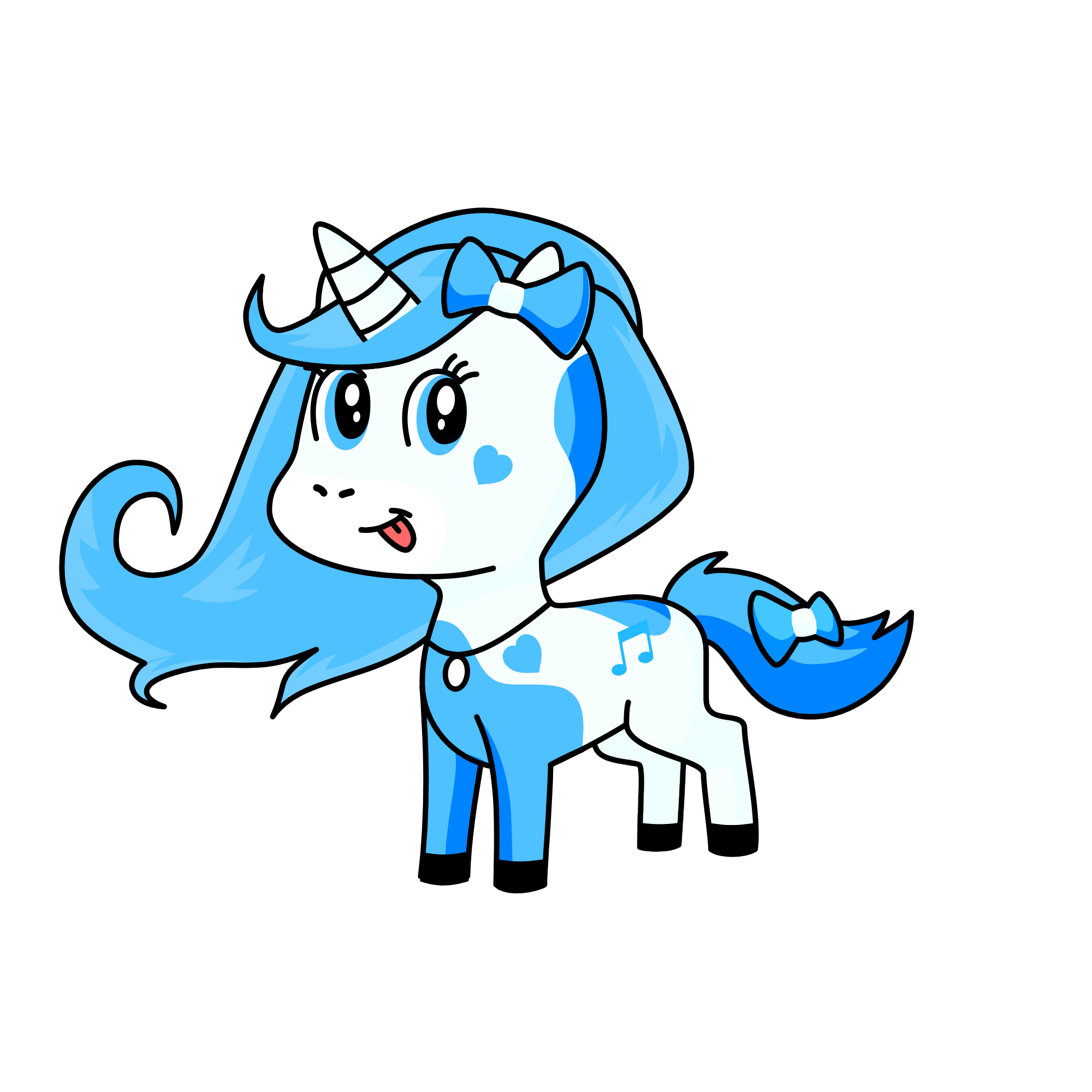 snow valley, the unicorn