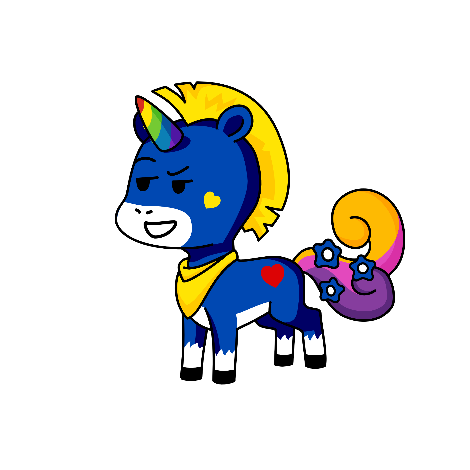 الهبد, the unicorn