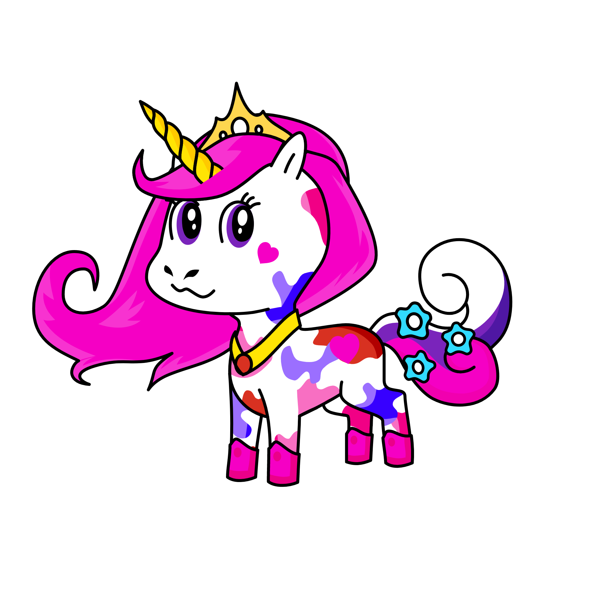 Roselete, the unicorn