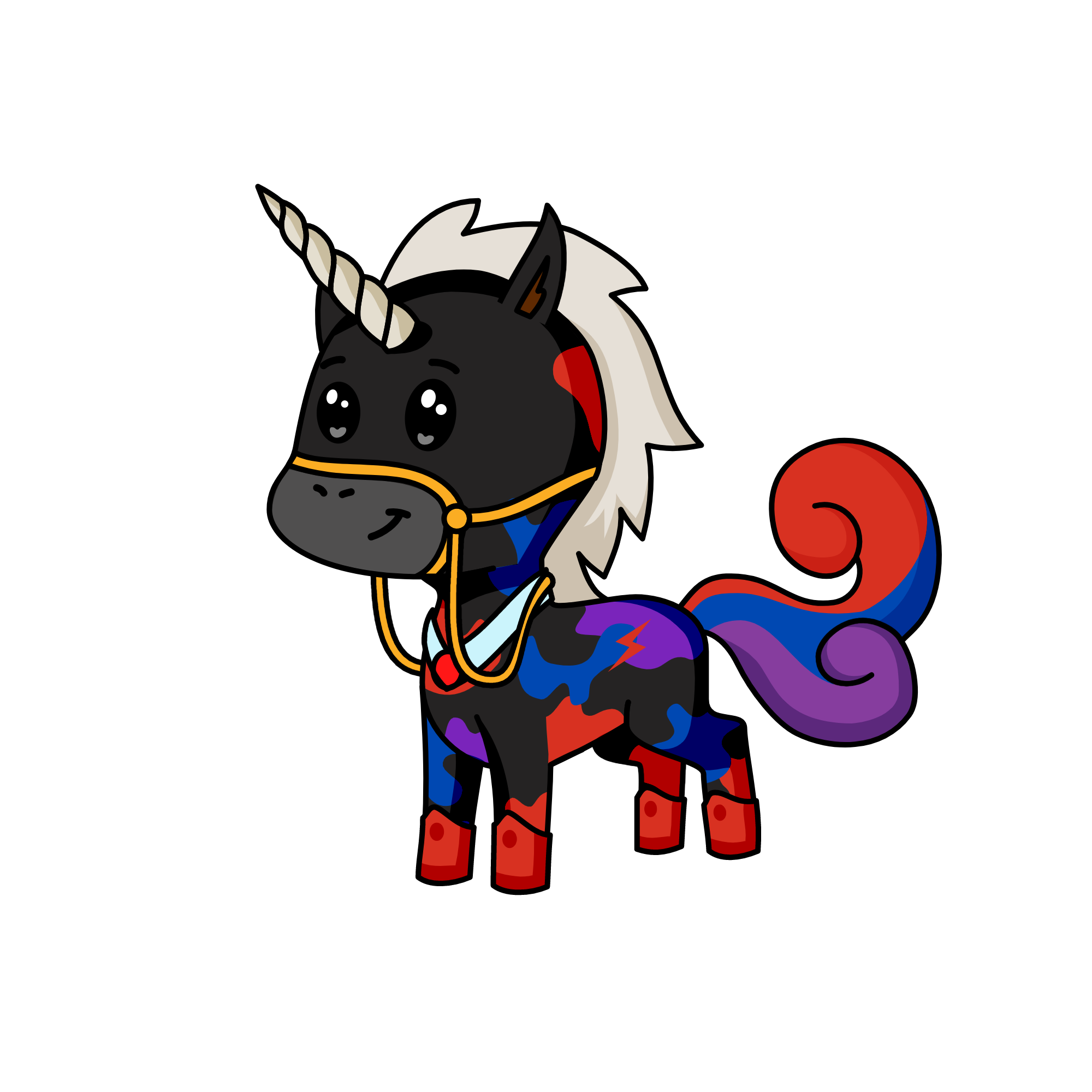 dark rider, the unicorn