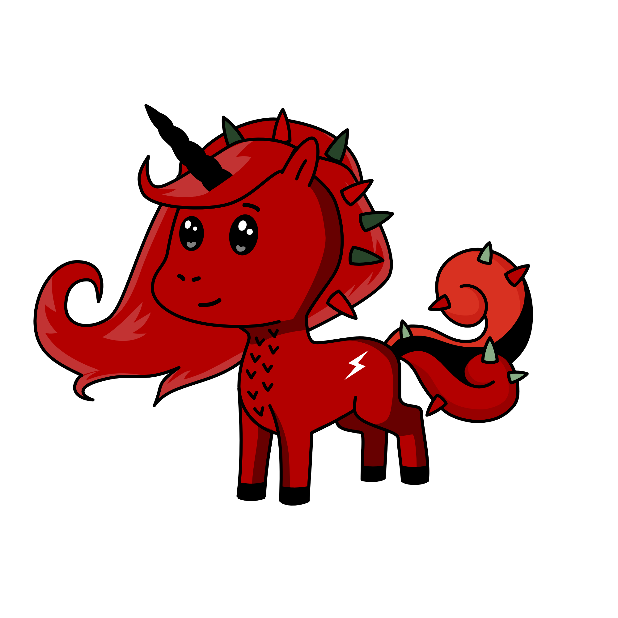 dragon, the unicorn