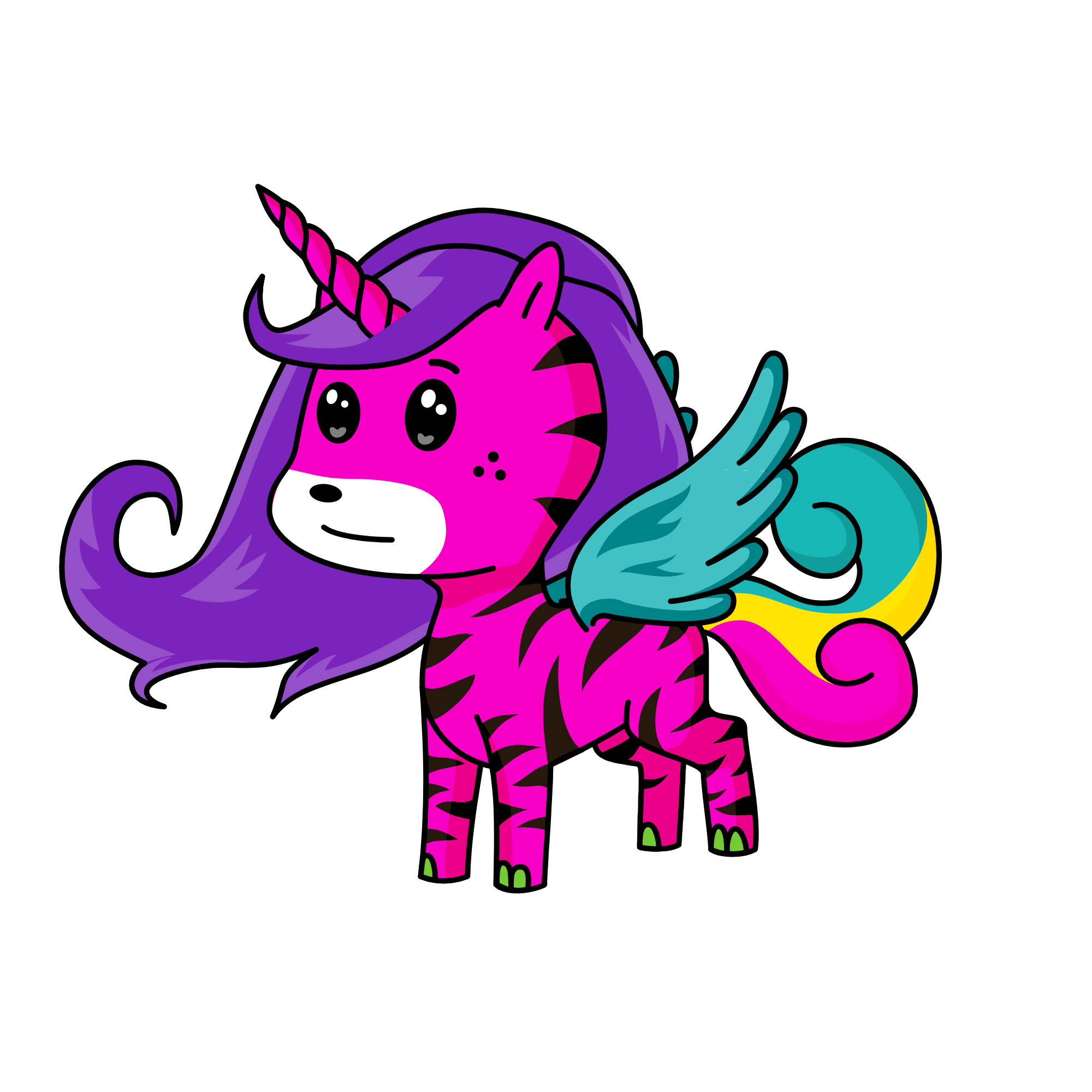 bellita the wingso, the unicorn