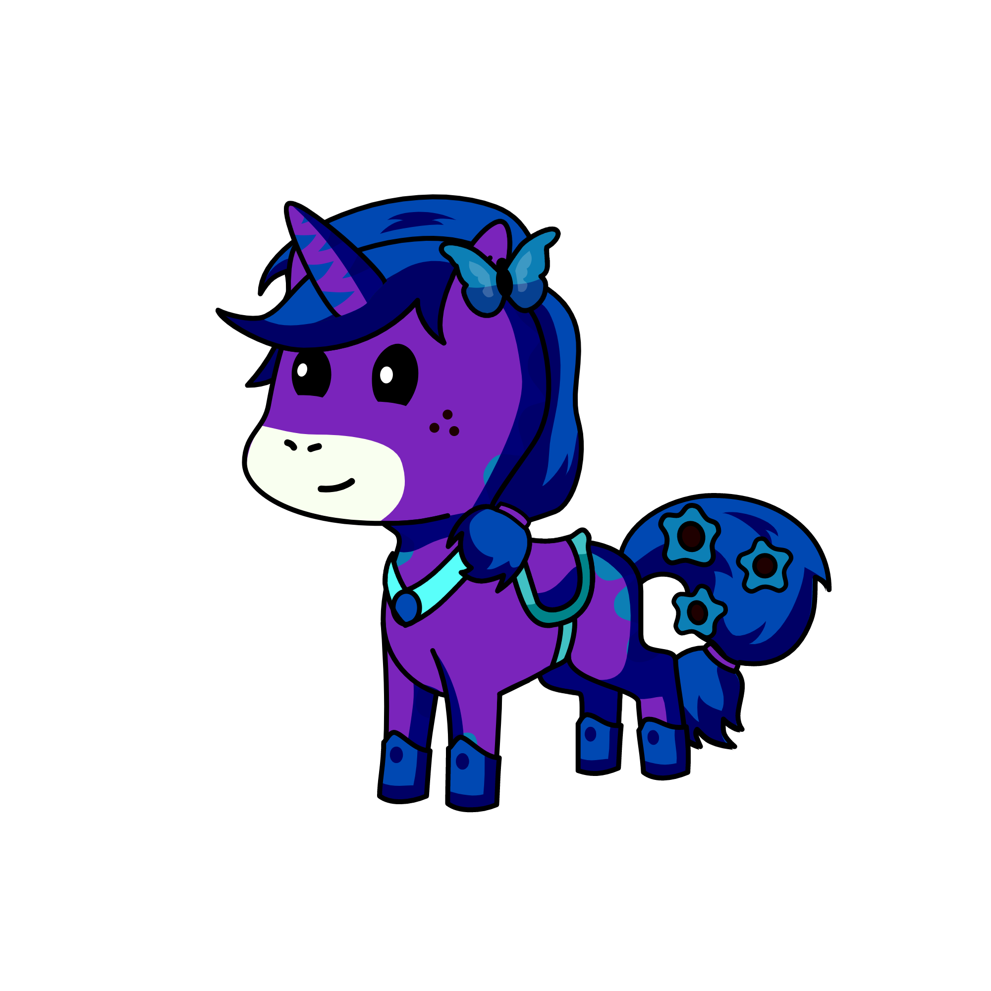 Snowy, the unicorn