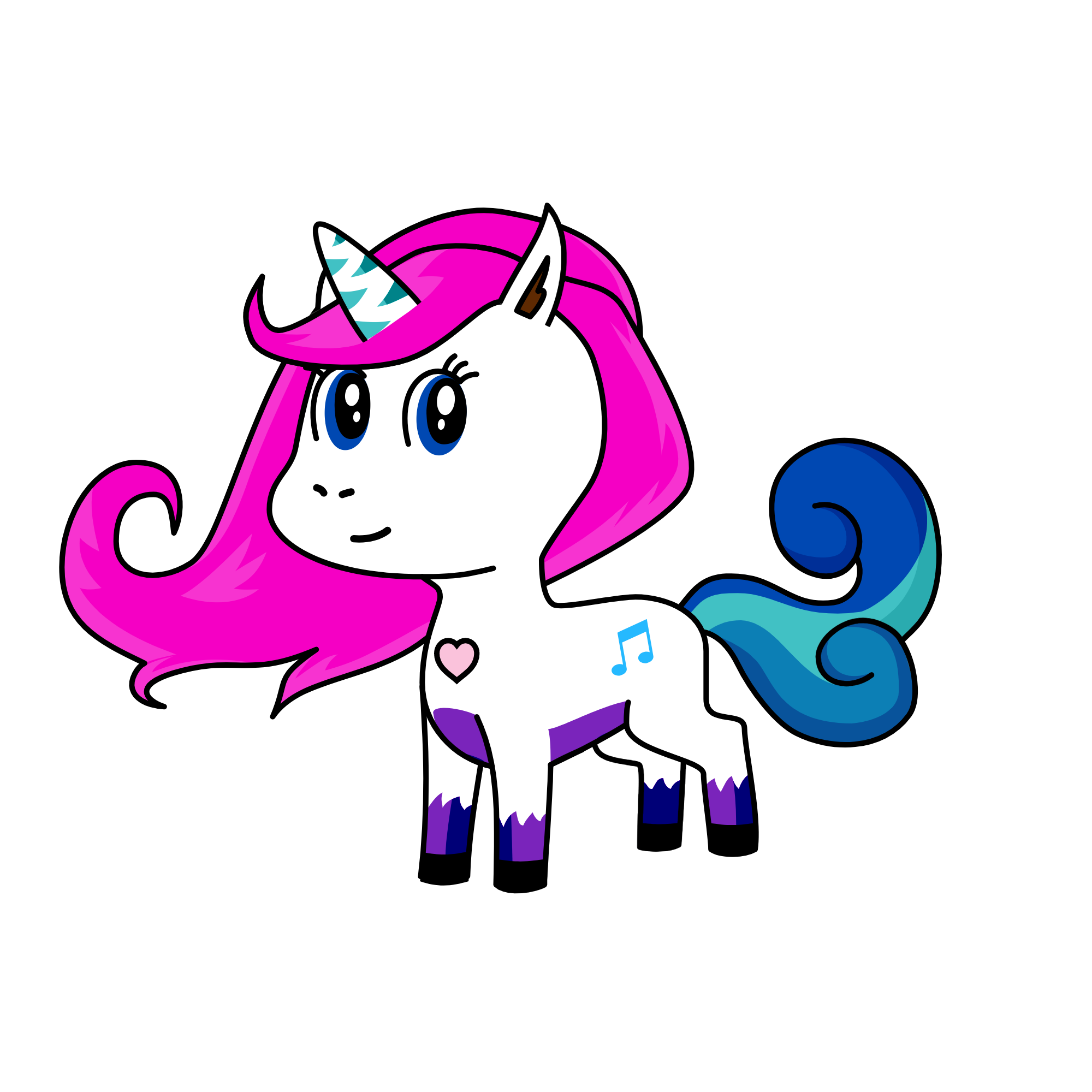 COLD JUNICORN, the unicorn