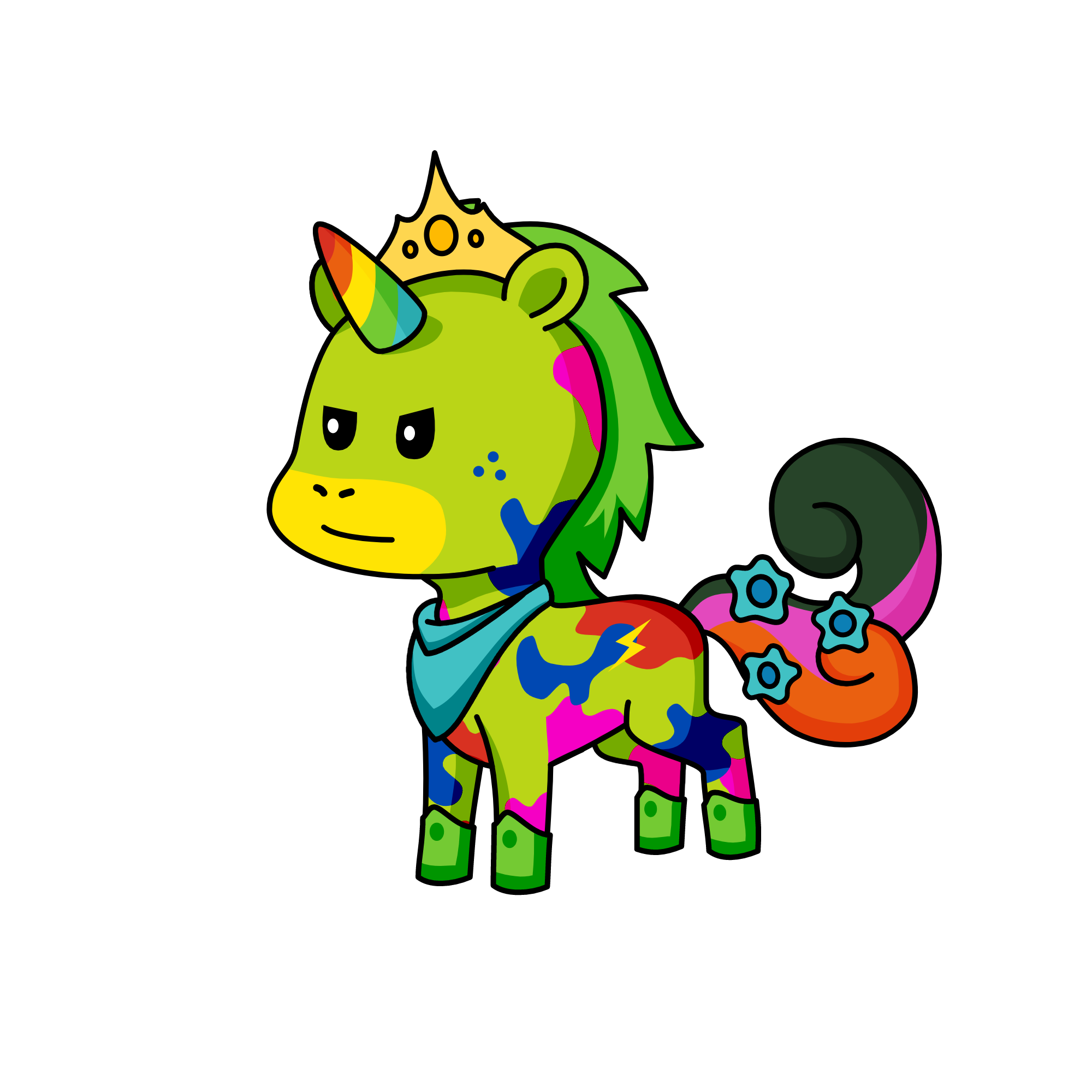 Fire, the unicorn