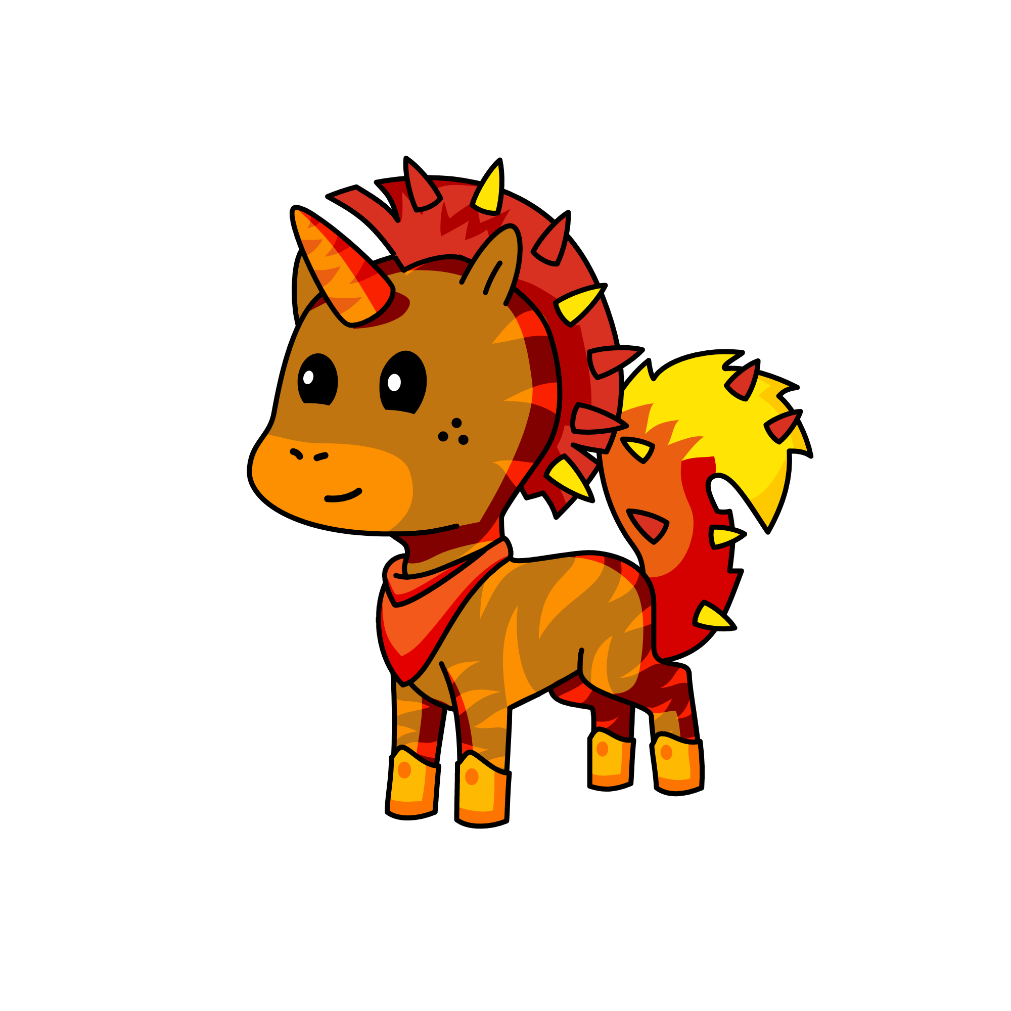 Scarlet, the unicorn