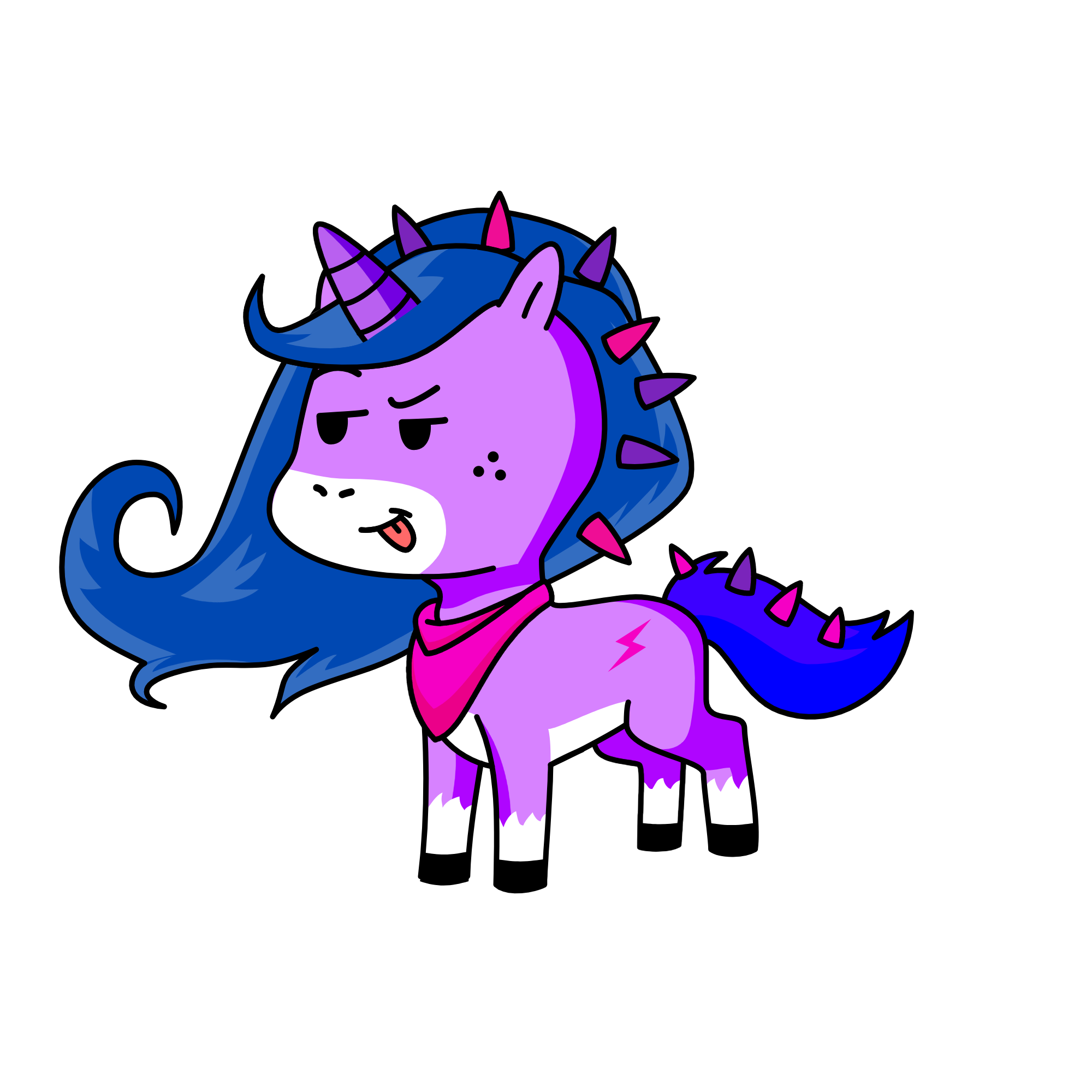 Rebel, the unicorn