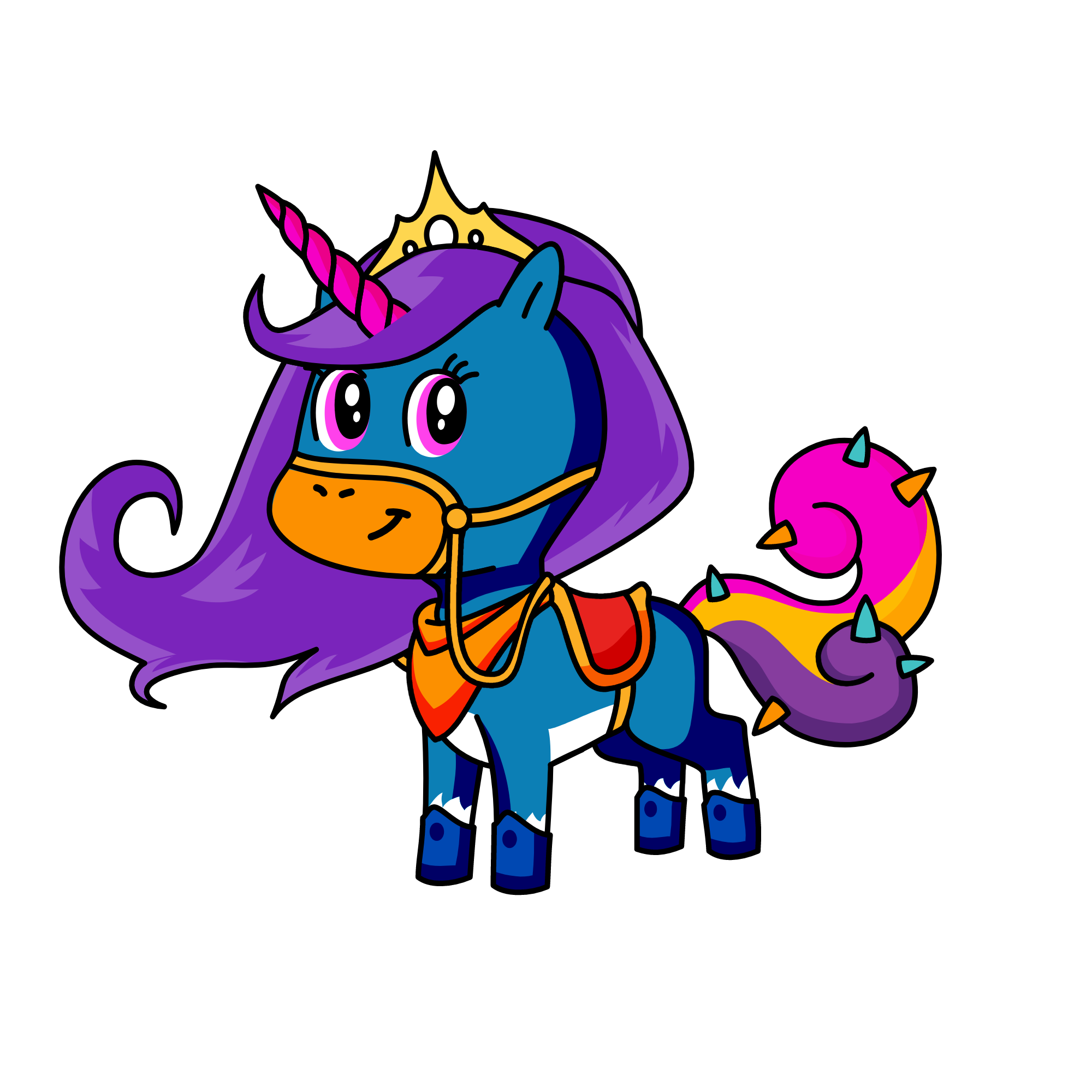 Midnight, the unicorn