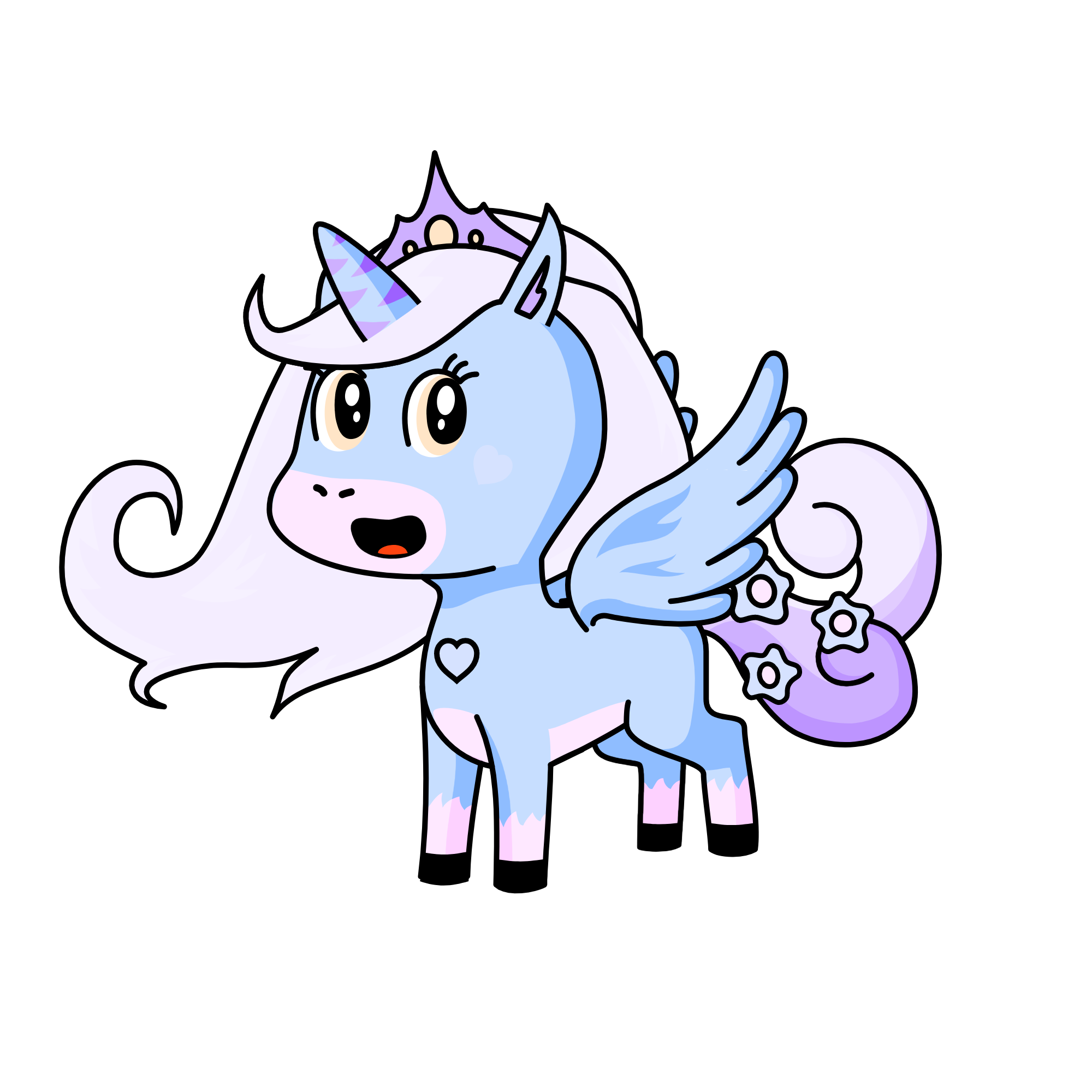 Tundra Breeze, the unicorn