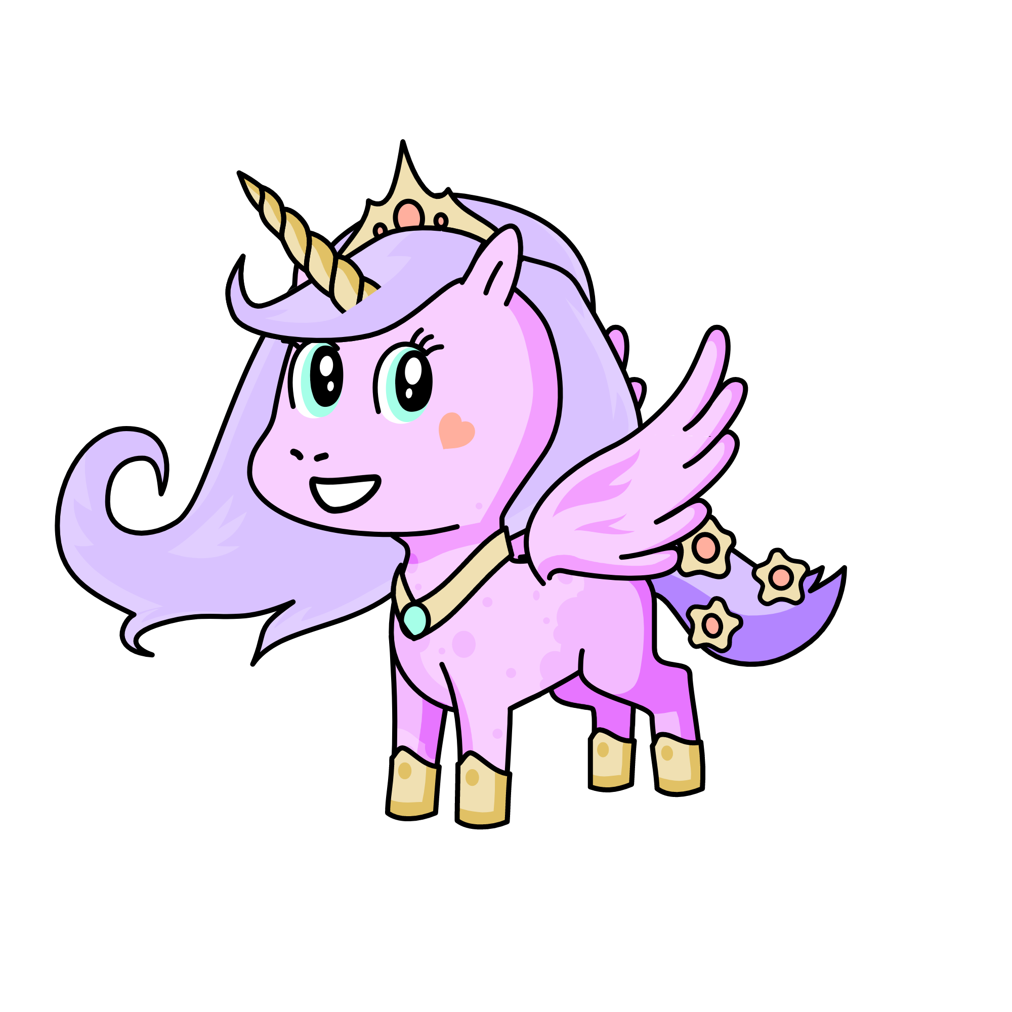 Pastel Candy, the unicorn