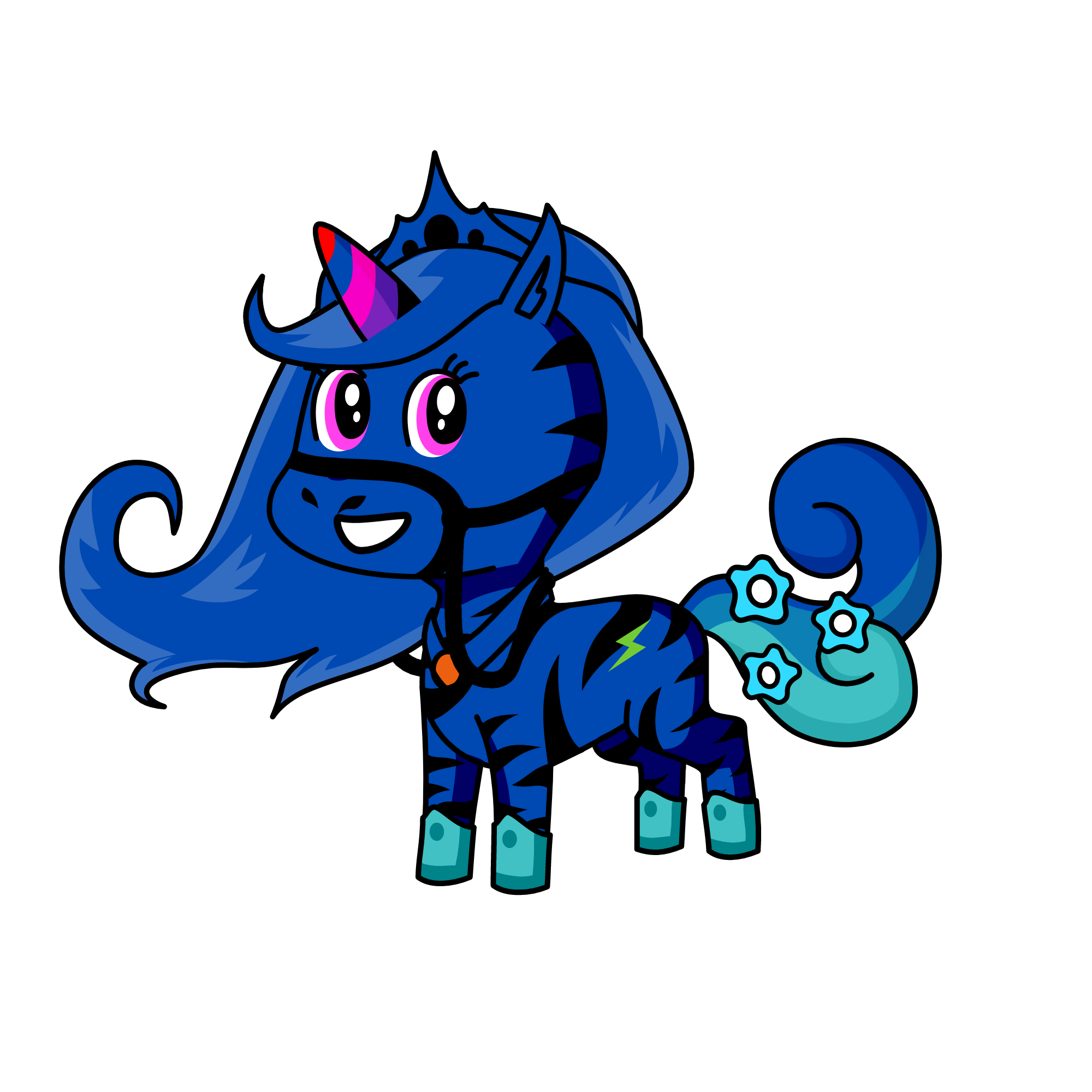Midnight, the unicorn
