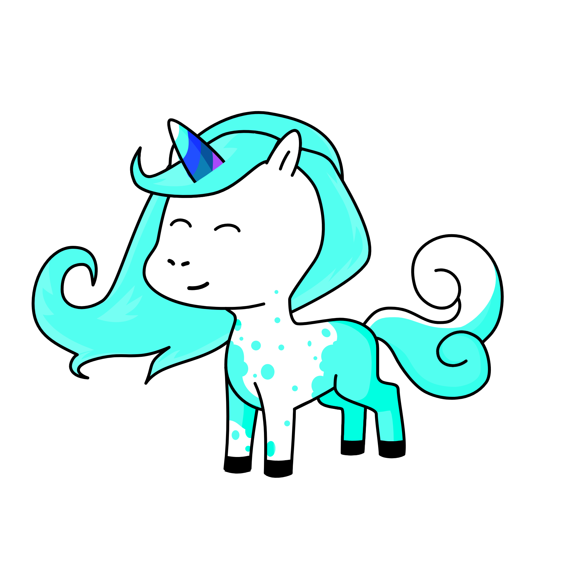 snow , the unicorn