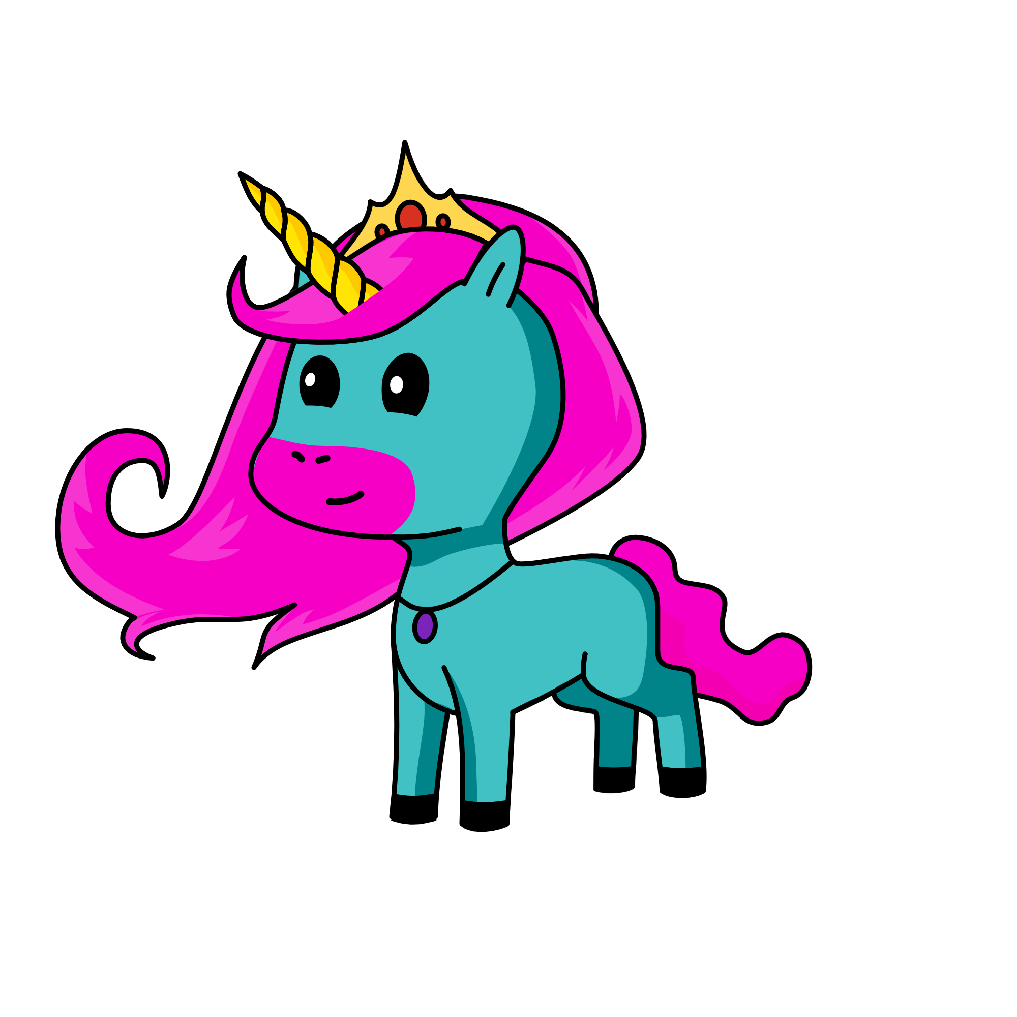 clowdey, the unicorn