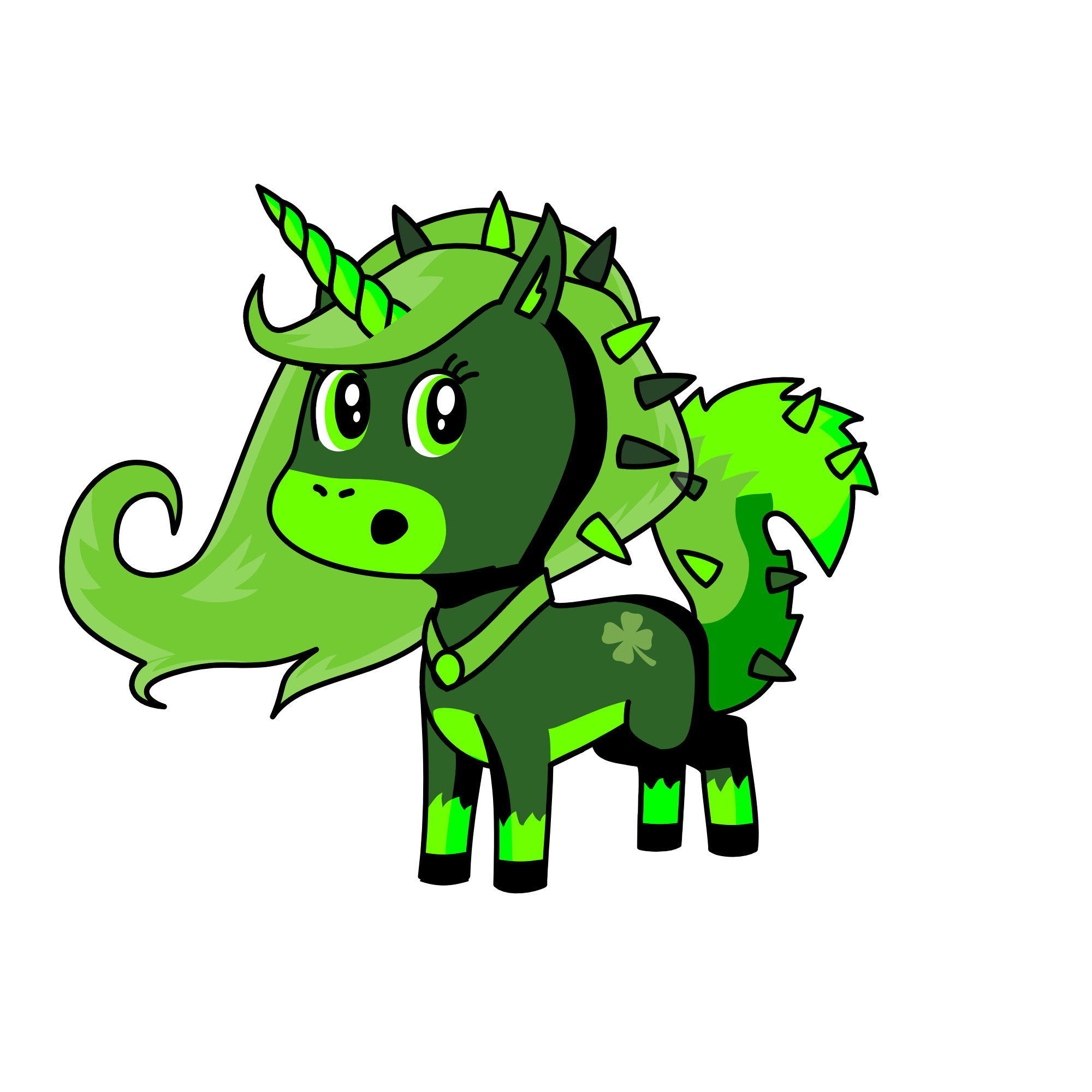 Leafy, the unicorn