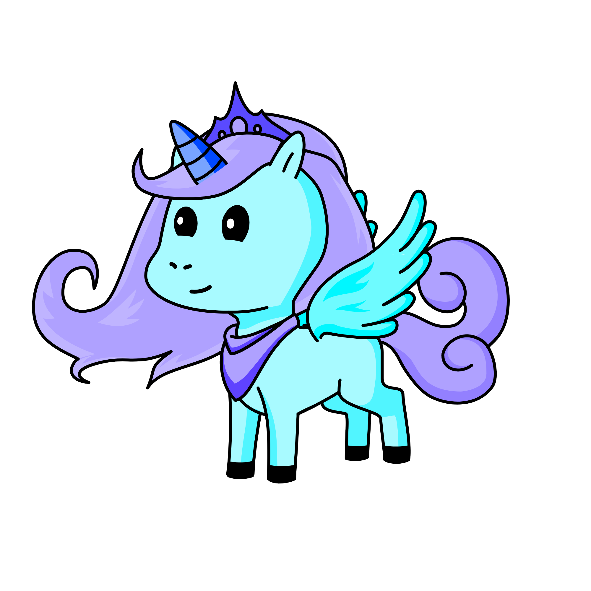 Queen Of Ice (QOI), the unicorn