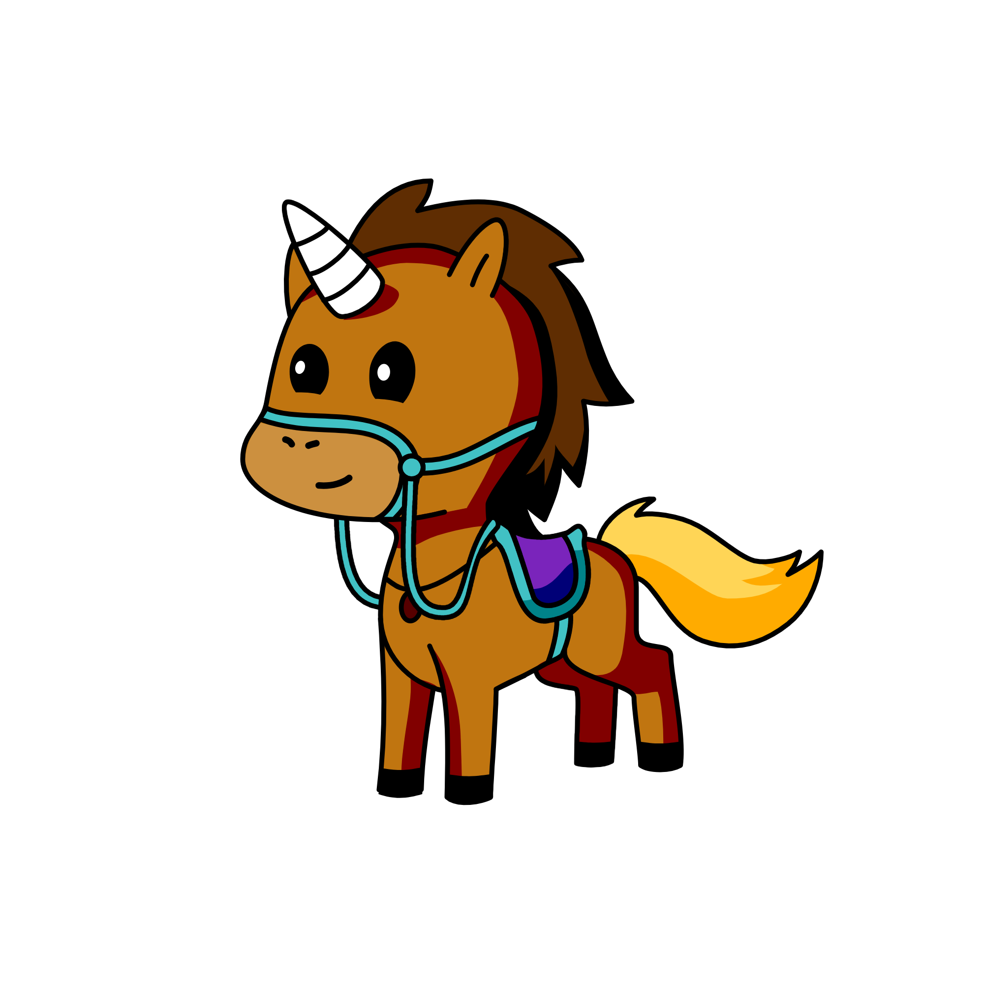 Horsy, the unicorn
