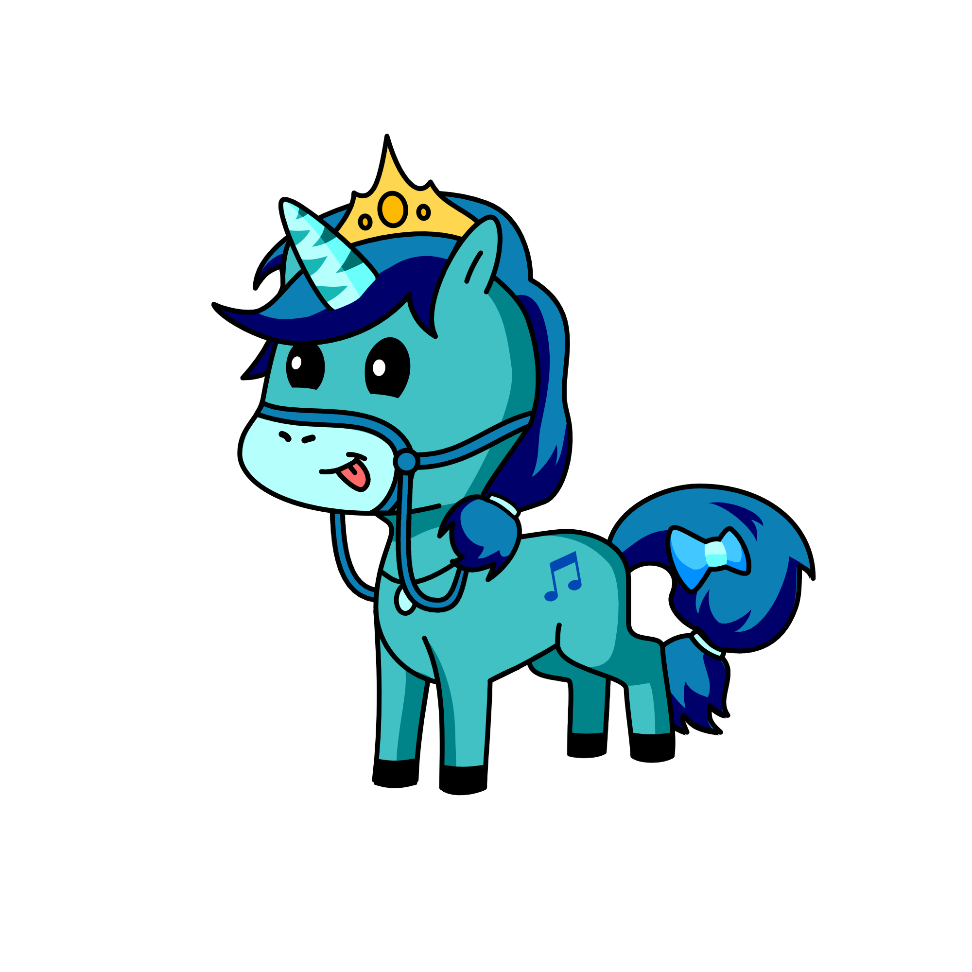 Cinderella, the unicorn