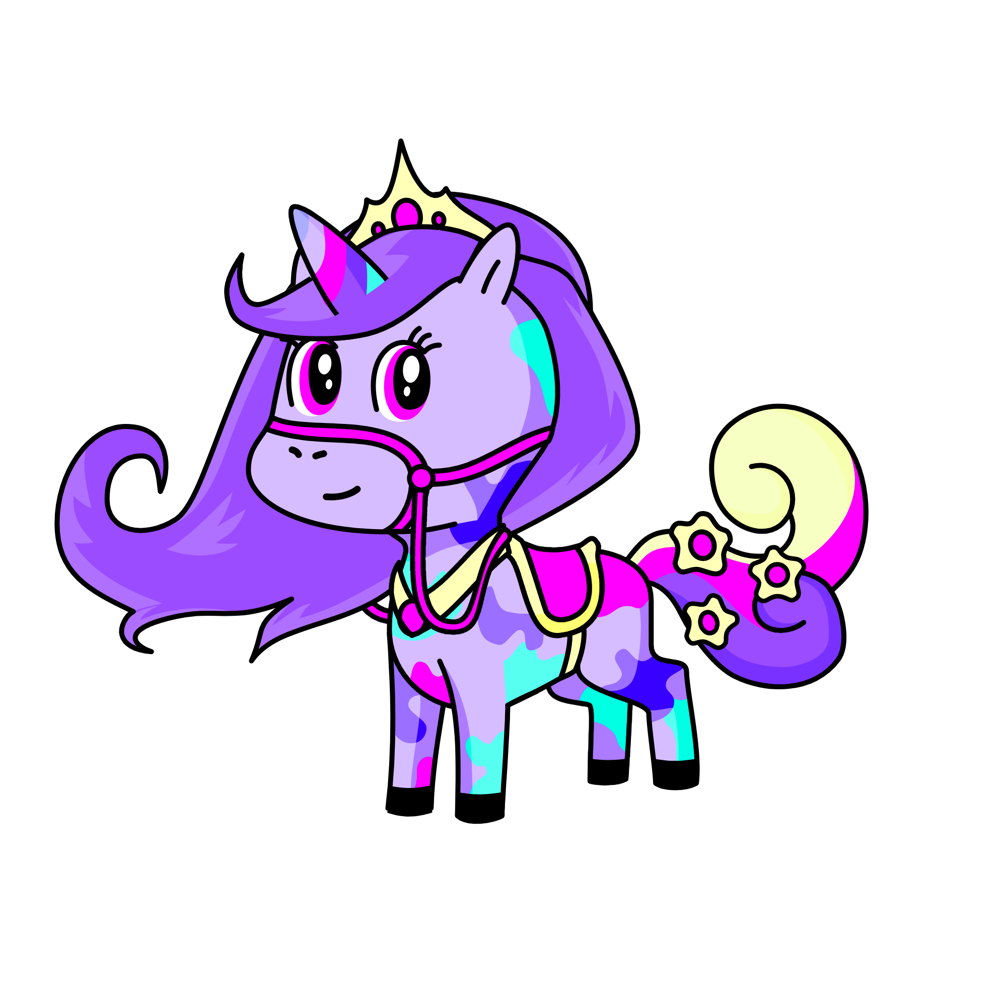 rainbow sparkle spark, the unicorn