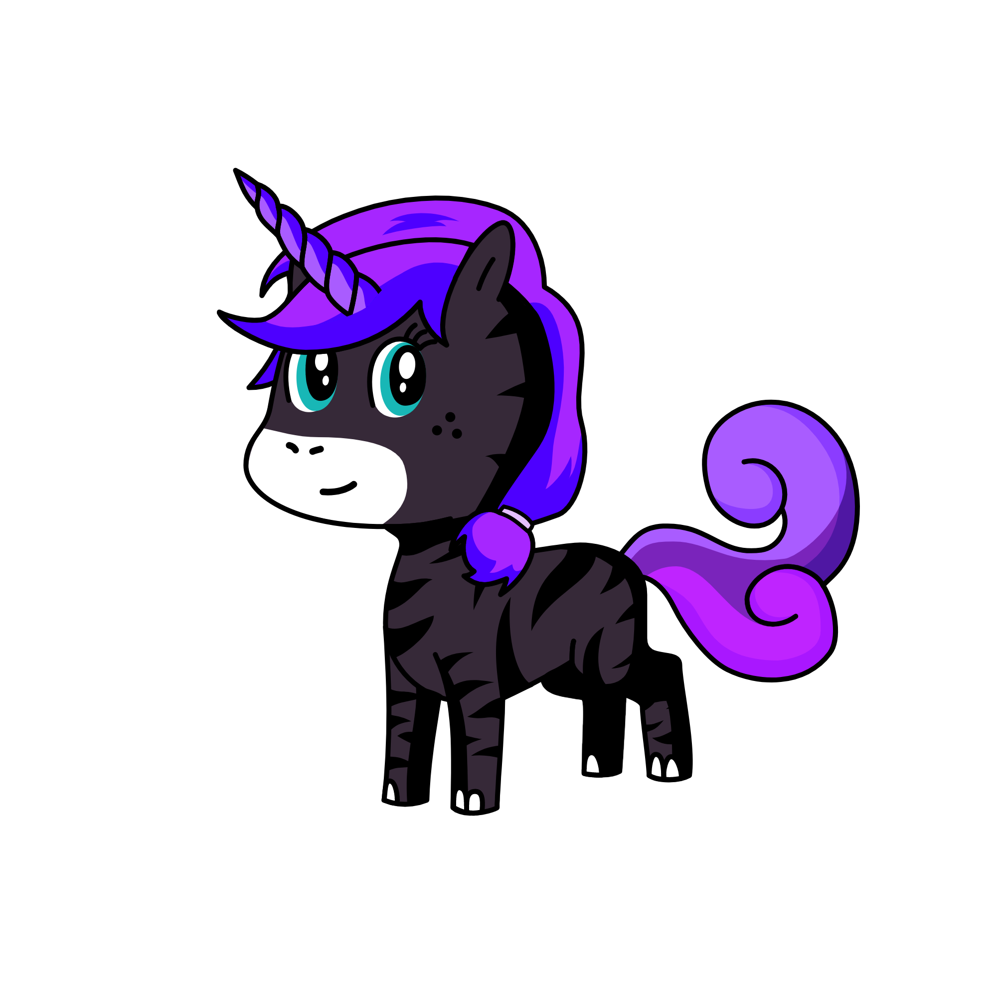 Moonlight Sparkle, the unicorn