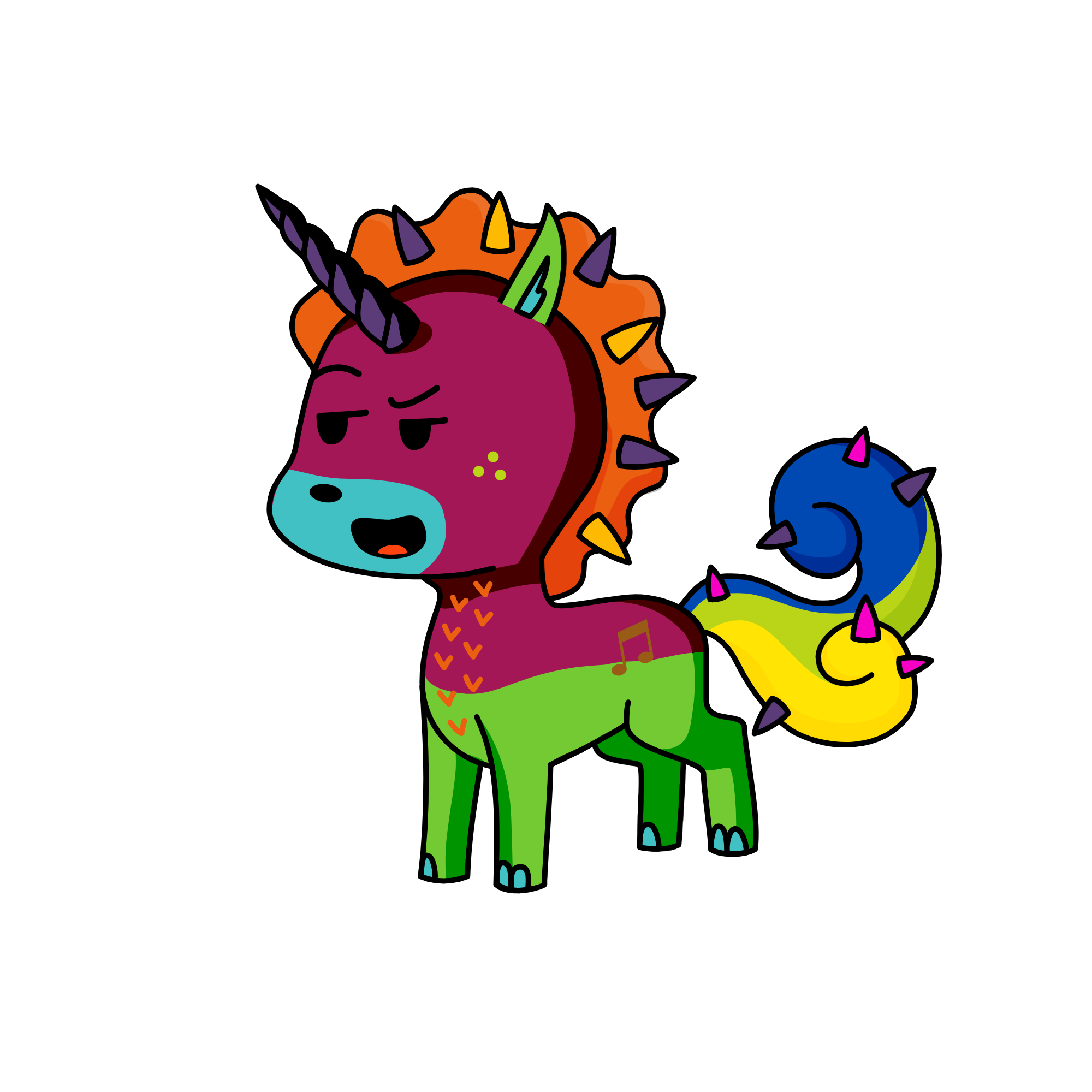 NOT COOL, the unicorn