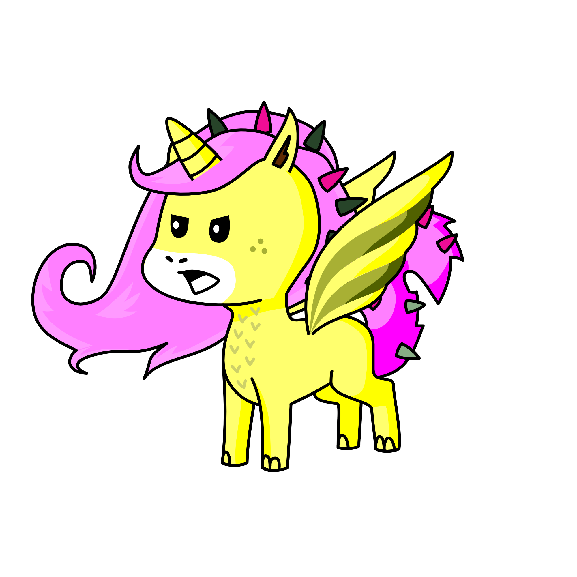 Flutterbat, the unicorn